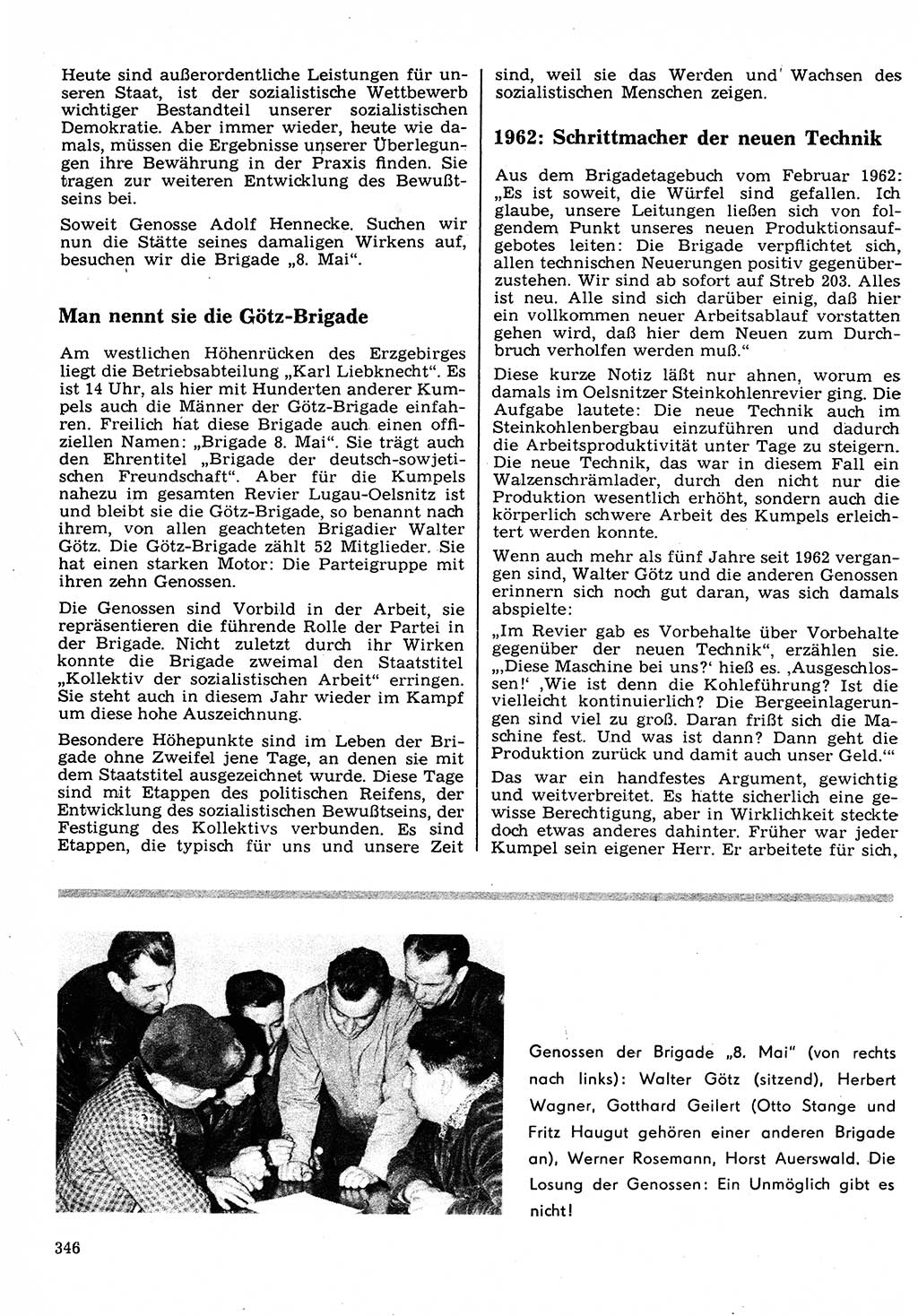 Neuer Weg (NW), Organ des Zentralkomitees (ZK) der SED (Sozialistische Einheitspartei Deutschlands) für Fragen des Parteilebens, 22. Jahrgang [Deutsche Demokratische Republik (DDR)] 1967, Seite 346 (NW ZK SED DDR 1967, S. 346)