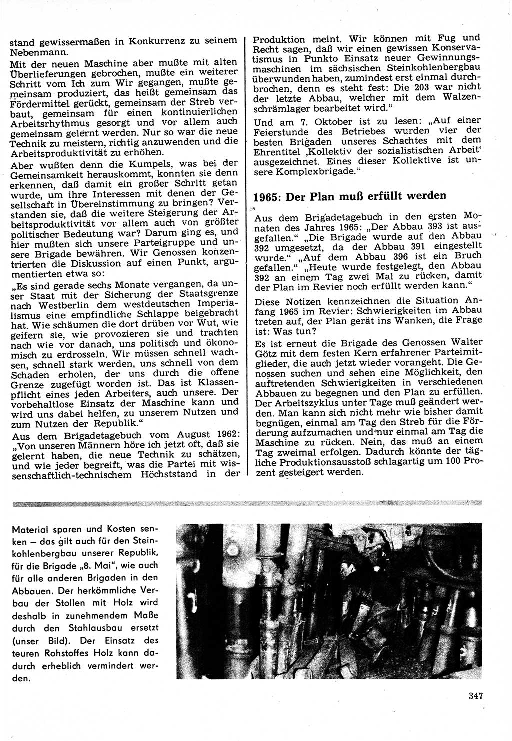Neuer Weg (NW), Organ des Zentralkomitees (ZK) der SED (Sozialistische Einheitspartei Deutschlands) für Fragen des Parteilebens, 22. Jahrgang [Deutsche Demokratische Republik (DDR)] 1967, Seite 347 (NW ZK SED DDR 1967, S. 347)
