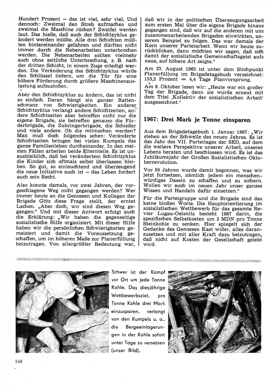 Neuer Weg (NW), Organ des Zentralkomitees (ZK) der SED (Sozialistische Einheitspartei Deutschlands) für Fragen des Parteilebens, 22. Jahrgang [Deutsche Demokratische Republik (DDR)] 1967, Seite 348 (NW ZK SED DDR 1967, S. 348)