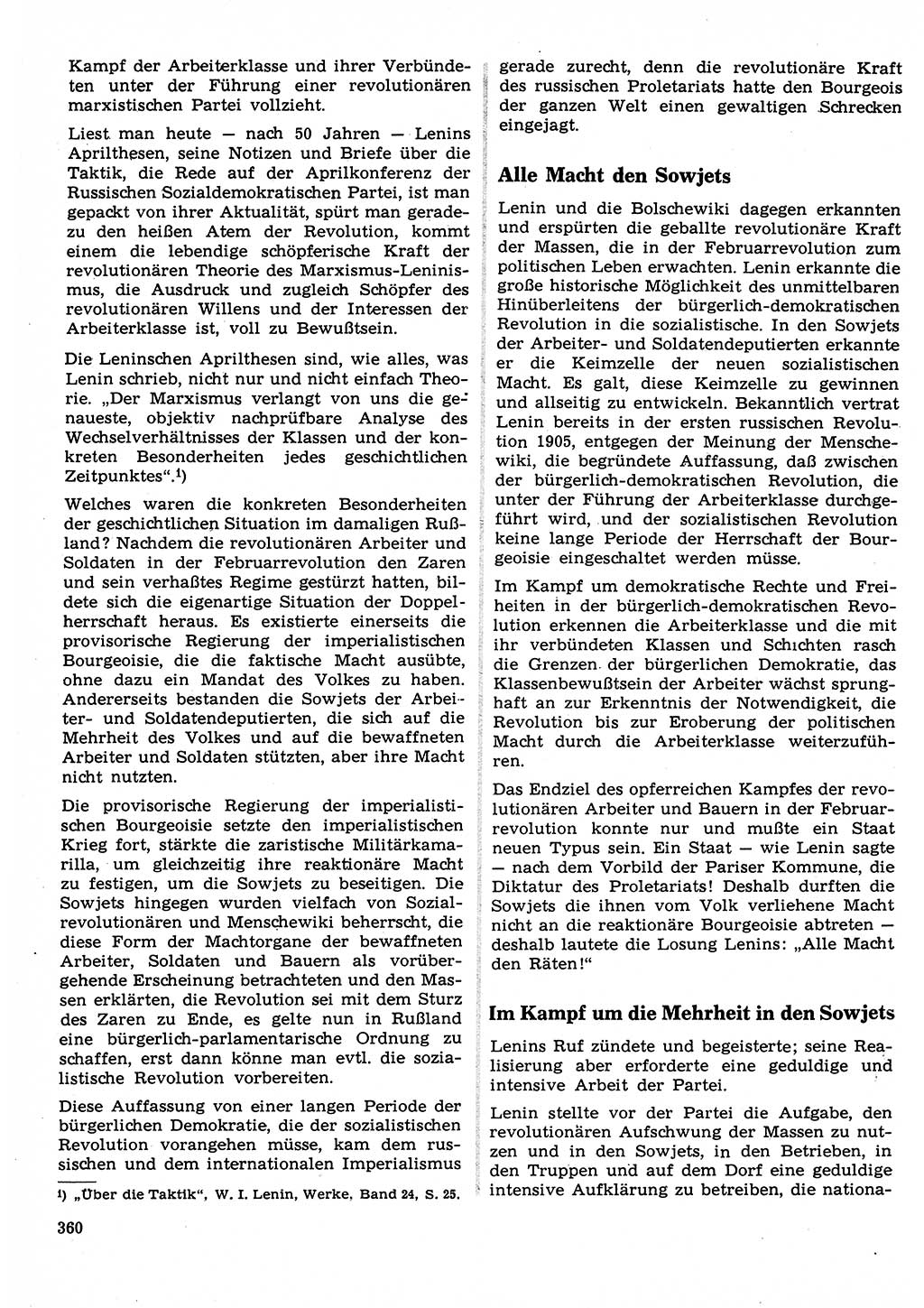 Neuer Weg (NW), Organ des Zentralkomitees (ZK) der SED (Sozialistische Einheitspartei Deutschlands) für Fragen des Parteilebens, 22. Jahrgang [Deutsche Demokratische Republik (DDR)] 1967, Seite 360 (NW ZK SED DDR 1967, S. 360)