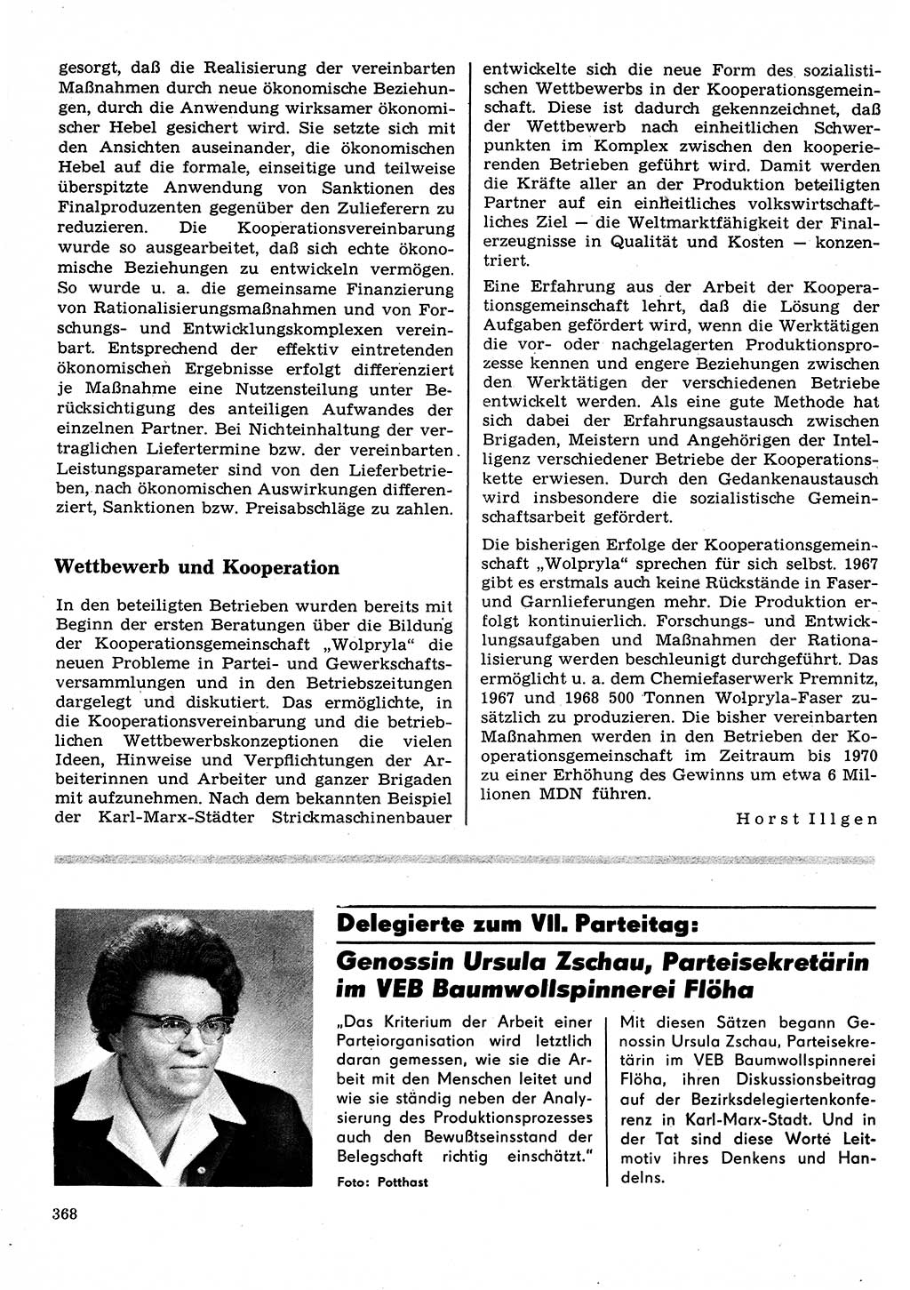Neuer Weg (NW), Organ des Zentralkomitees (ZK) der SED (Sozialistische Einheitspartei Deutschlands) für Fragen des Parteilebens, 22. Jahrgang [Deutsche Demokratische Republik (DDR)] 1967, Seite 368 (NW ZK SED DDR 1967, S. 368)