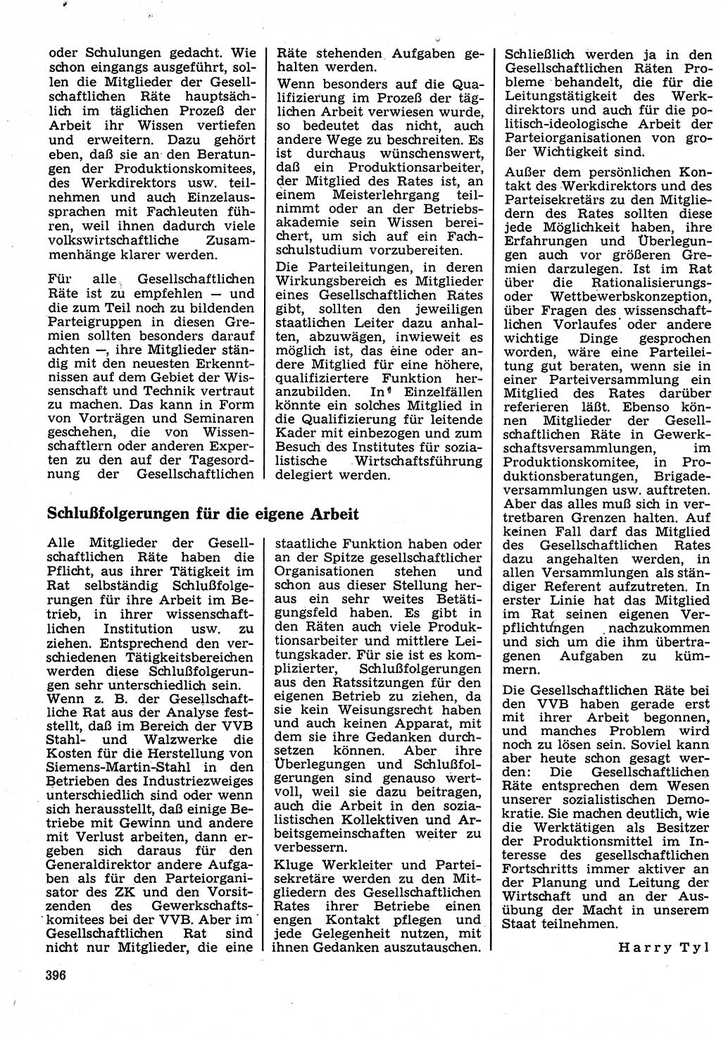 Neuer Weg (NW), Organ des Zentralkomitees (ZK) der SED (Sozialistische Einheitspartei Deutschlands) für Fragen des Parteilebens, 22. Jahrgang [Deutsche Demokratische Republik (DDR)] 1967, Seite 396 (NW ZK SED DDR 1967, S. 396)