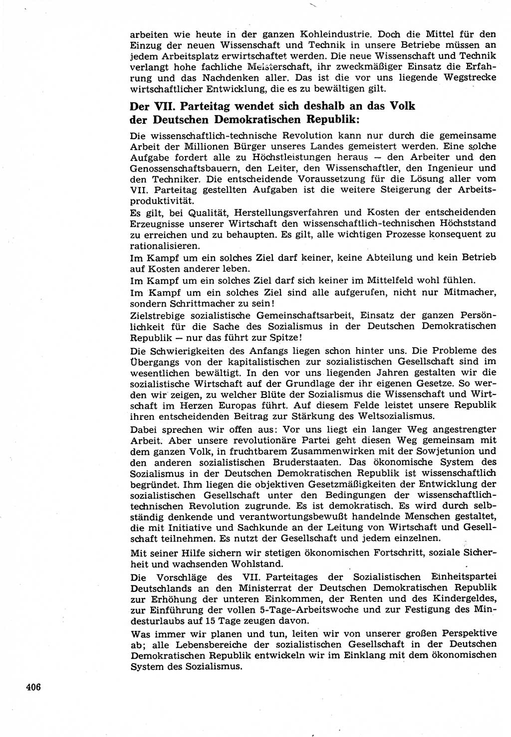 Neuer Weg (NW), Organ des Zentralkomitees (ZK) der SED (Sozialistische Einheitspartei Deutschlands) für Fragen des Parteilebens, 22. Jahrgang [Deutsche Demokratische Republik (DDR)] 1967, Seite 406 (NW ZK SED DDR 1967, S. 406)