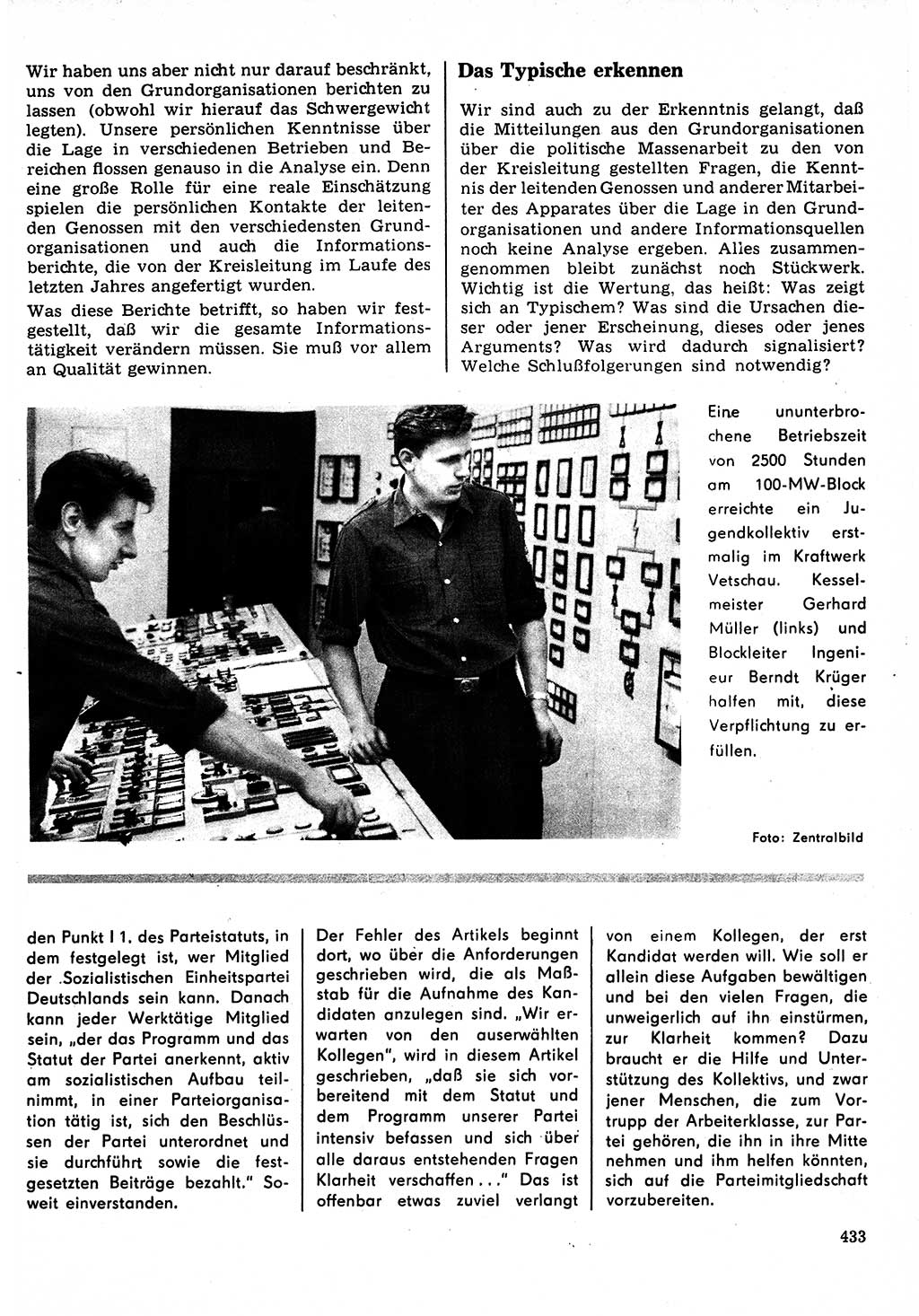 Neuer Weg (NW), Organ des Zentralkomitees (ZK) der SED (Sozialistische Einheitspartei Deutschlands) für Fragen des Parteilebens, 22. Jahrgang [Deutsche Demokratische Republik (DDR)] 1967, Seite 433 (NW ZK SED DDR 1967, S. 433)
