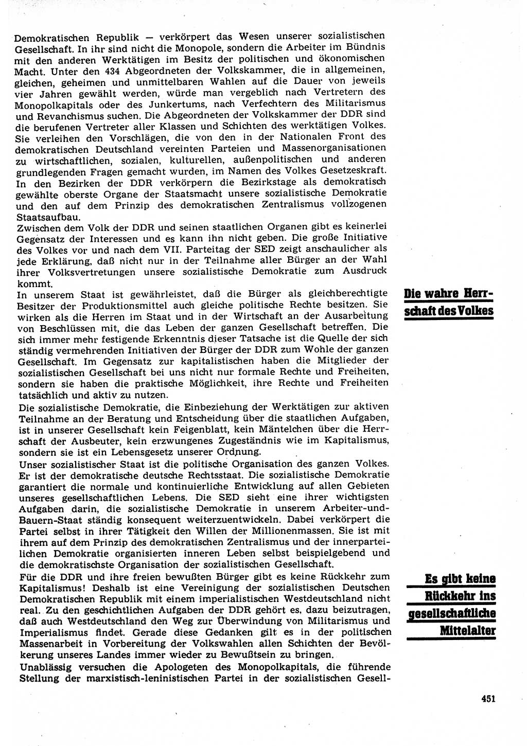 Neuer Weg (NW), Organ des Zentralkomitees (ZK) der SED (Sozialistische Einheitspartei Deutschlands) für Fragen des Parteilebens, 22. Jahrgang [Deutsche Demokratische Republik (DDR)] 1967, Seite 451 (NW ZK SED DDR 1967, S. 451)