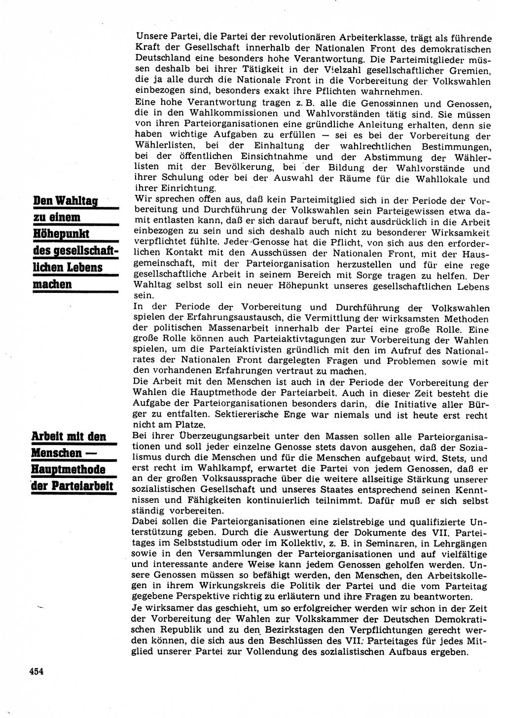 Neuer Weg (NW), Organ des Zentralkomitees (ZK) der SED (Sozialistische Einheitspartei Deutschlands) für Fragen des Parteilebens, 22. Jahrgang [Deutsche Demokratische Republik (DDR)] 1967, Seite 454 (NW ZK SED DDR 1967, S. 454)