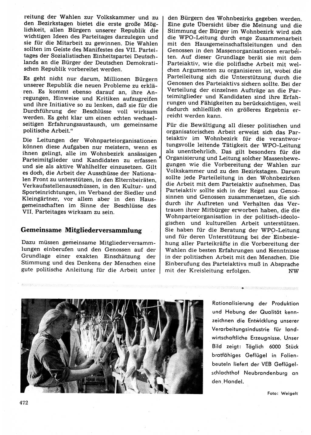 Neuer Weg (NW), Organ des Zentralkomitees (ZK) der SED (Sozialistische Einheitspartei Deutschlands) für Fragen des Parteilebens, 22. Jahrgang [Deutsche Demokratische Republik (DDR)] 1967, Seite 472 (NW ZK SED DDR 1967, S. 472)