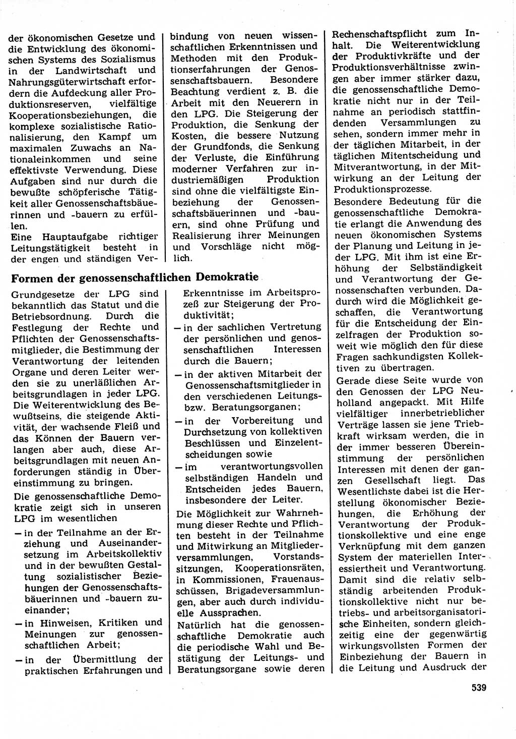 Neuer Weg (NW), Organ des Zentralkomitees (ZK) der SED (Sozialistische Einheitspartei Deutschlands) für Fragen des Parteilebens, 22. Jahrgang [Deutsche Demokratische Republik (DDR)] 1967, Seite 539 (NW ZK SED DDR 1967, S. 539)