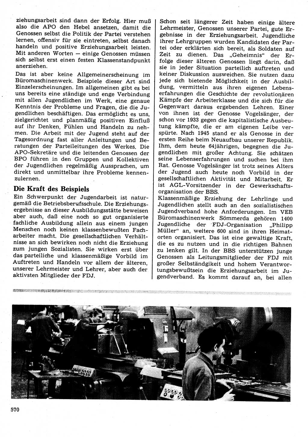 Neuer Weg (NW), Organ des Zentralkomitees (ZK) der SED (Sozialistische Einheitspartei Deutschlands) für Fragen des Parteilebens, 22. Jahrgang [Deutsche Demokratische Republik (DDR)] 1967, Seite 570 (NW ZK SED DDR 1967, S. 570)