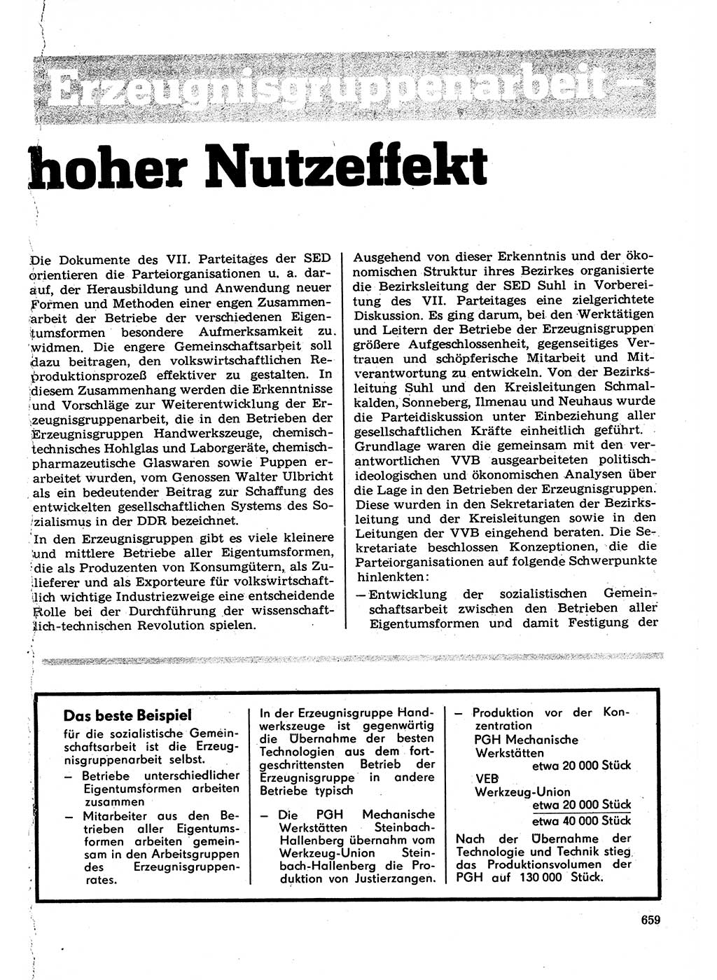 Neuer Weg (NW), Organ des Zentralkomitees (ZK) der SED (Sozialistische Einheitspartei Deutschlands) für Fragen des Parteilebens, 22. Jahrgang [Deutsche Demokratische Republik (DDR)] 1967, Seite 659 (NW ZK SED DDR 1967, S. 659)