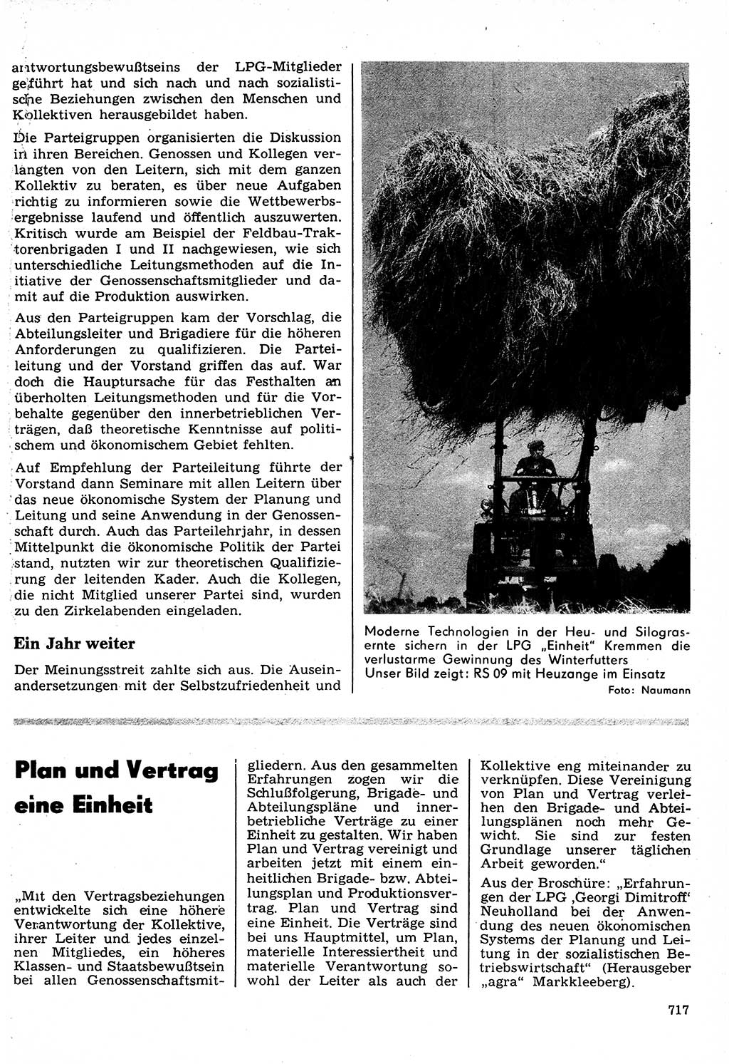 Neuer Weg (NW), Organ des Zentralkomitees (ZK) der SED (Sozialistische Einheitspartei Deutschlands) für Fragen des Parteilebens, 22. Jahrgang [Deutsche Demokratische Republik (DDR)] 1967, Seite 717 (NW ZK SED DDR 1967, S. 717)
