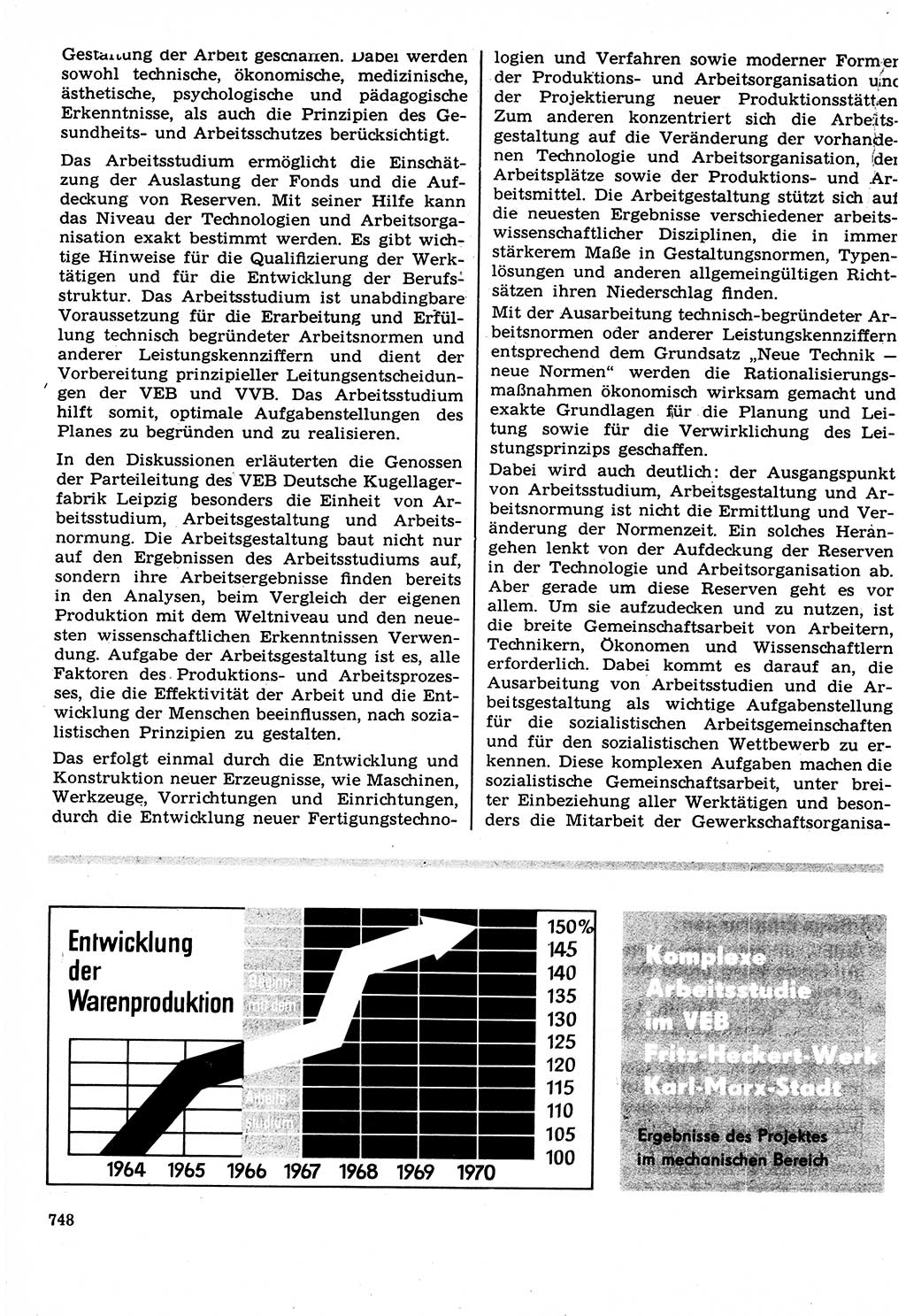 Neuer Weg (NW), Organ des Zentralkomitees (ZK) der SED (Sozialistische Einheitspartei Deutschlands) für Fragen des Parteilebens, 22. Jahrgang [Deutsche Demokratische Republik (DDR)] 1967, Seite 748 (NW ZK SED DDR 1967, S. 748)