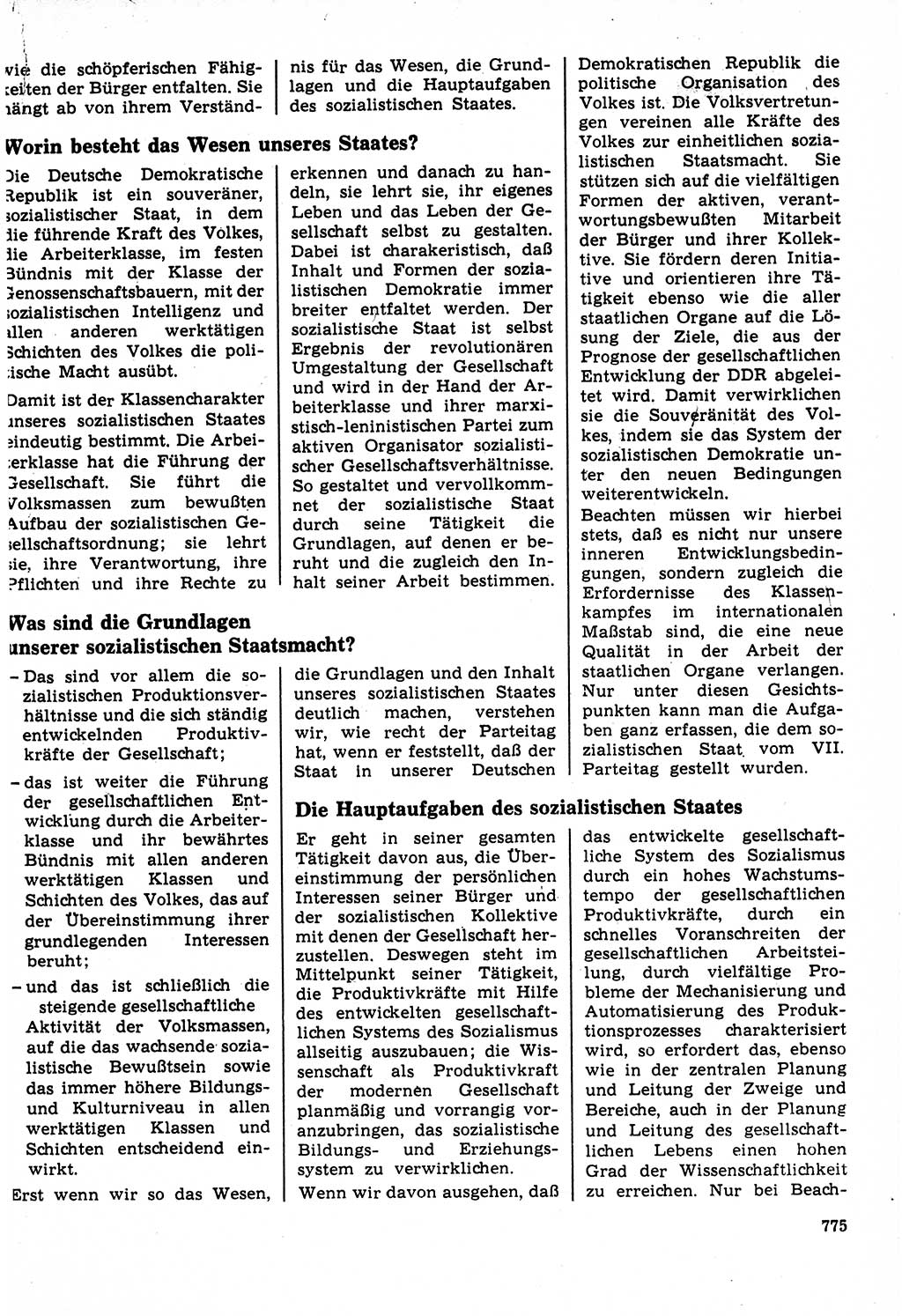 Neuer Weg (NW), Organ des Zentralkomitees (ZK) der SED (Sozialistische Einheitspartei Deutschlands) für Fragen des Parteilebens, 22. Jahrgang [Deutsche Demokratische Republik (DDR)] 1967, Seite 775 (NW ZK SED DDR 1967, S. 775)