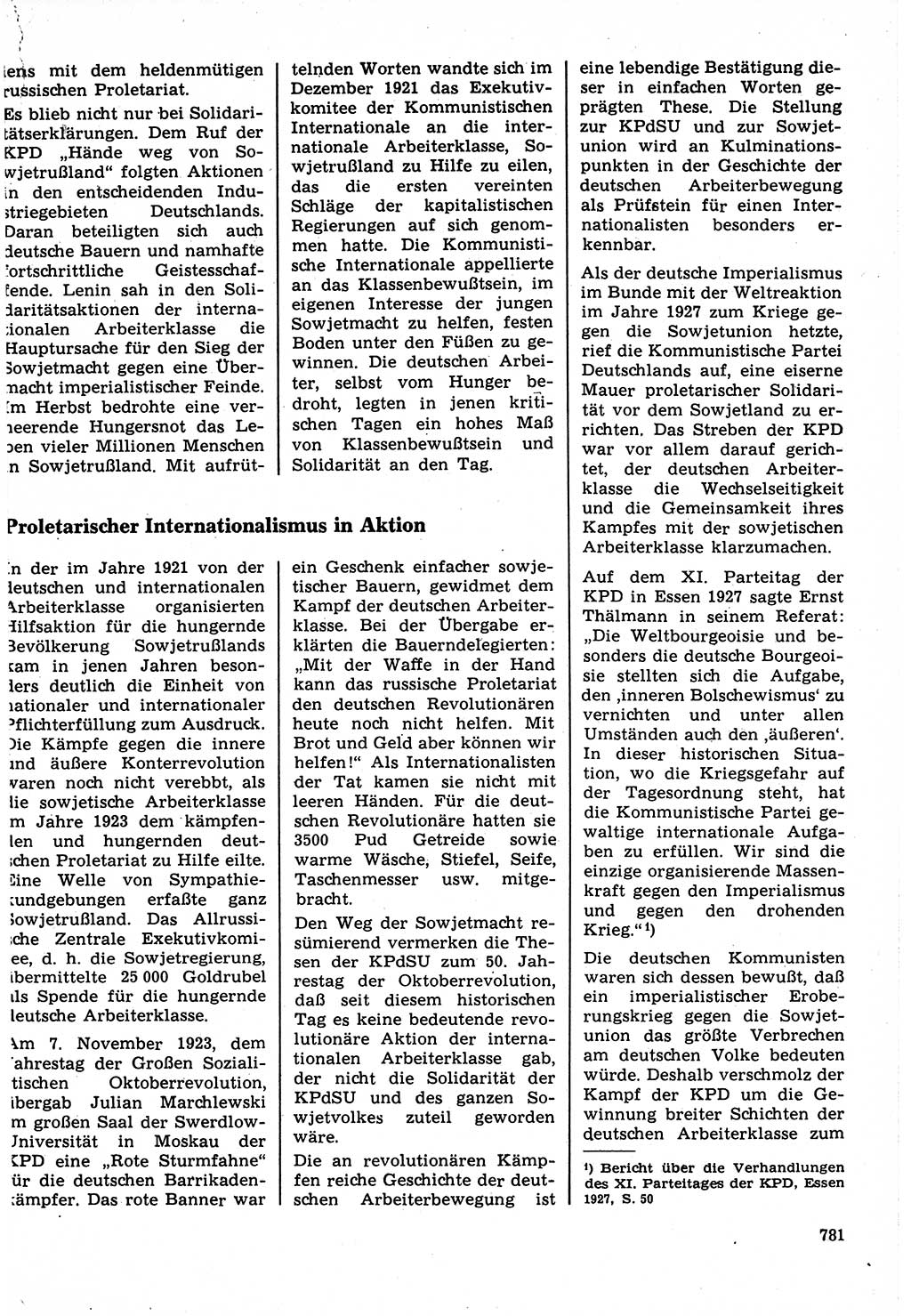 Neuer Weg (NW), Organ des Zentralkomitees (ZK) der SED (Sozialistische Einheitspartei Deutschlands) für Fragen des Parteilebens, 22. Jahrgang [Deutsche Demokratische Republik (DDR)] 1967, Seite 781 (NW ZK SED DDR 1967, S. 781)
