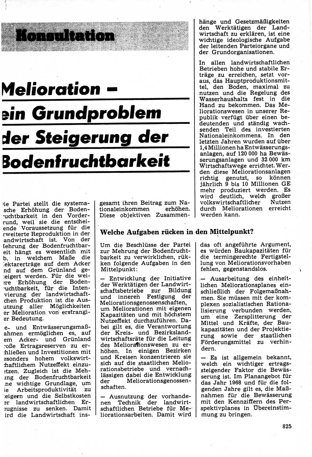 Neuer Weg (NW), Organ des Zentralkomitees (ZK) der SED (Sozialistische Einheitspartei Deutschlands) für Fragen des Parteilebens, 22. Jahrgang [Deutsche Demokratische Republik (DDR)] 1967, Seite 825 (NW ZK SED DDR 1967, S. 825)