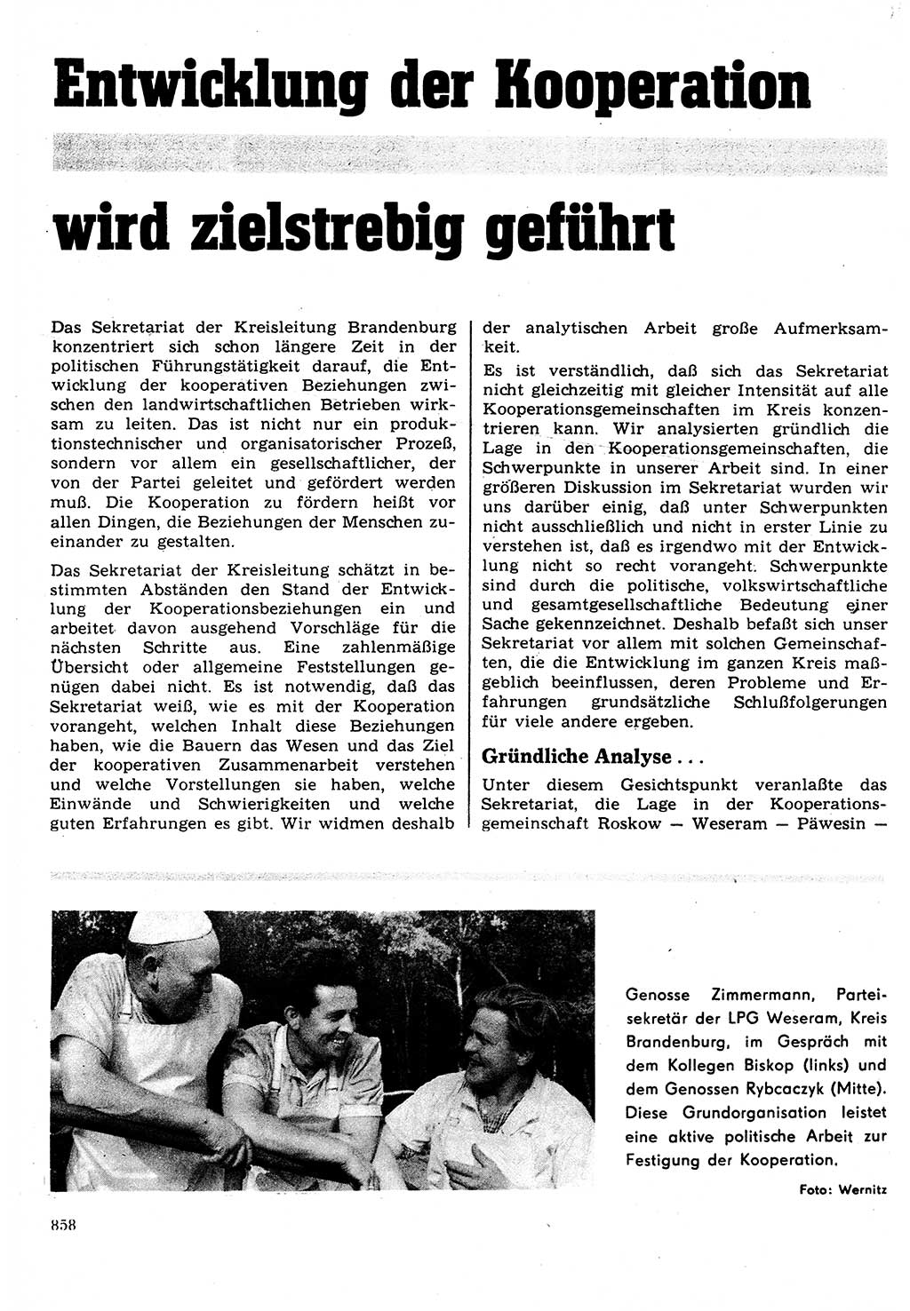 Neuer Weg (NW), Organ des Zentralkomitees (ZK) der SED (Sozialistische Einheitspartei Deutschlands) für Fragen des Parteilebens, 22. Jahrgang [Deutsche Demokratische Republik (DDR)] 1967, Seite 858 (NW ZK SED DDR 1967, S. 858)