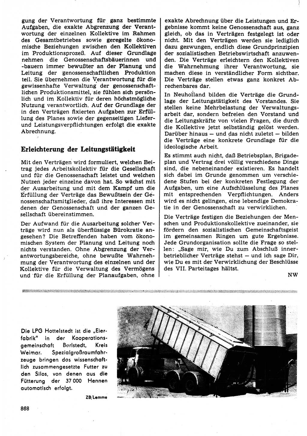 Neuer Weg (NW), Organ des Zentralkomitees (ZK) der SED (Sozialistische Einheitspartei Deutschlands) für Fragen des Parteilebens, 22. Jahrgang [Deutsche Demokratische Republik (DDR)] 1967, Seite 868 (NW ZK SED DDR 1967, S. 868)