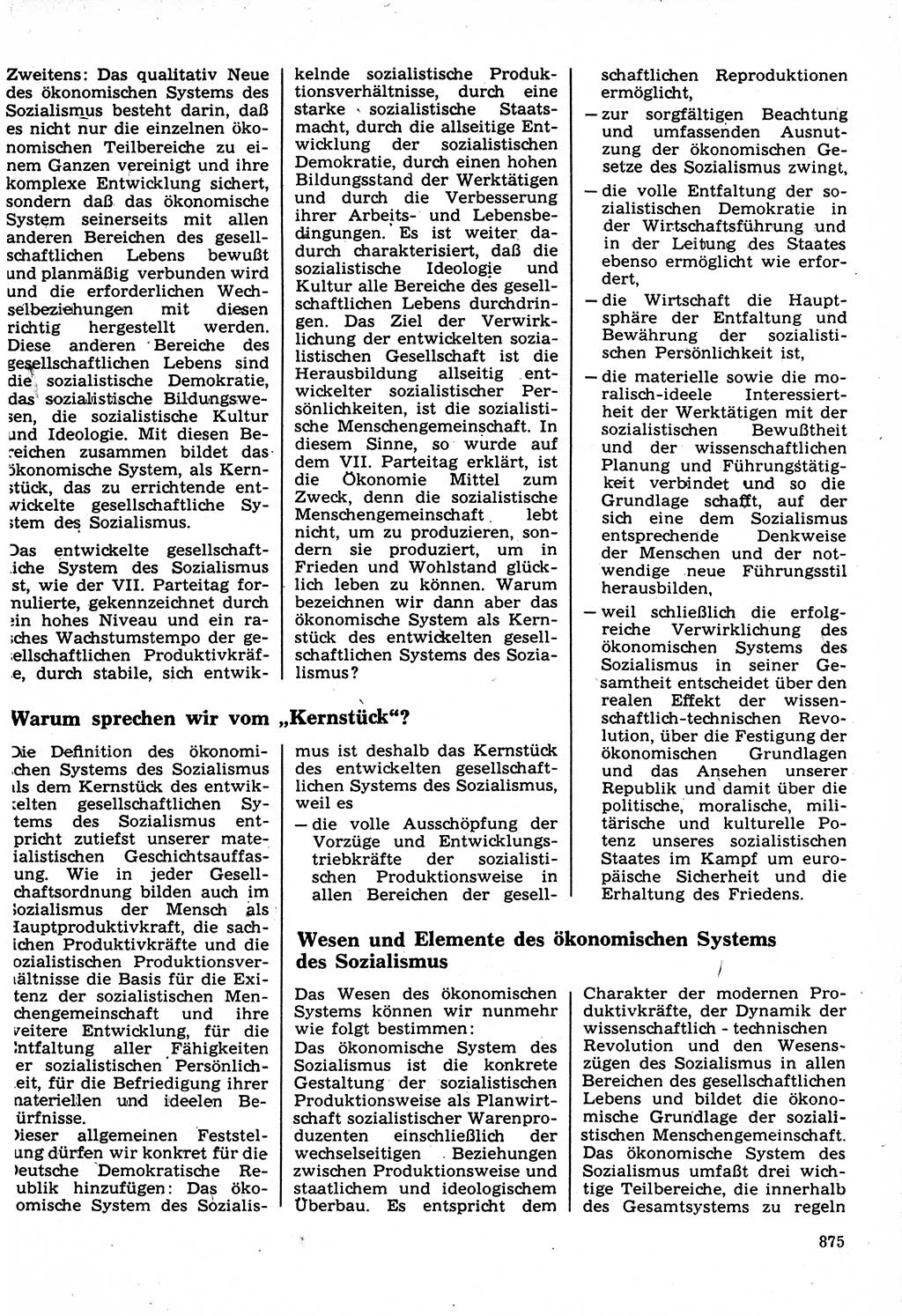 Neuer Weg (NW), Organ des Zentralkomitees (ZK) der SED (Sozialistische Einheitspartei Deutschlands) für Fragen des Parteilebens, 22. Jahrgang [Deutsche Demokratische Republik (DDR)] 1967, Seite 875 (NW ZK SED DDR 1967, S. 875)