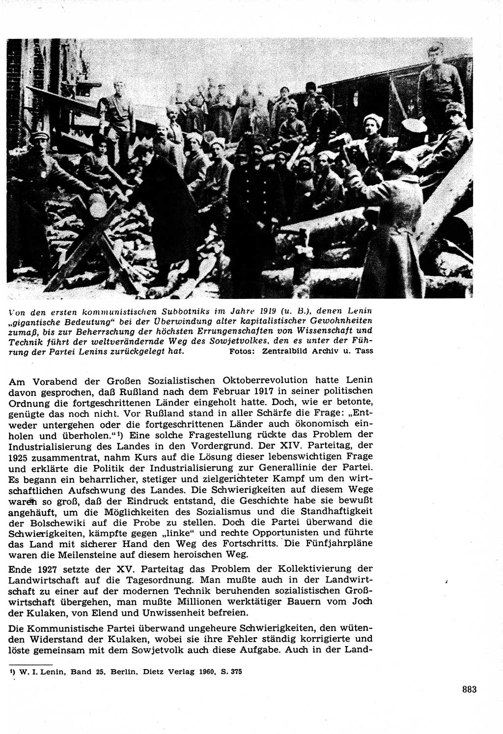 Neuer Weg (NW), Organ des Zentralkomitees (ZK) der SED (Sozialistische Einheitspartei Deutschlands) für Fragen des Parteilebens, 22. Jahrgang [Deutsche Demokratische Republik (DDR)] 1967, Seite 883 (NW ZK SED DDR 1967, S. 883)