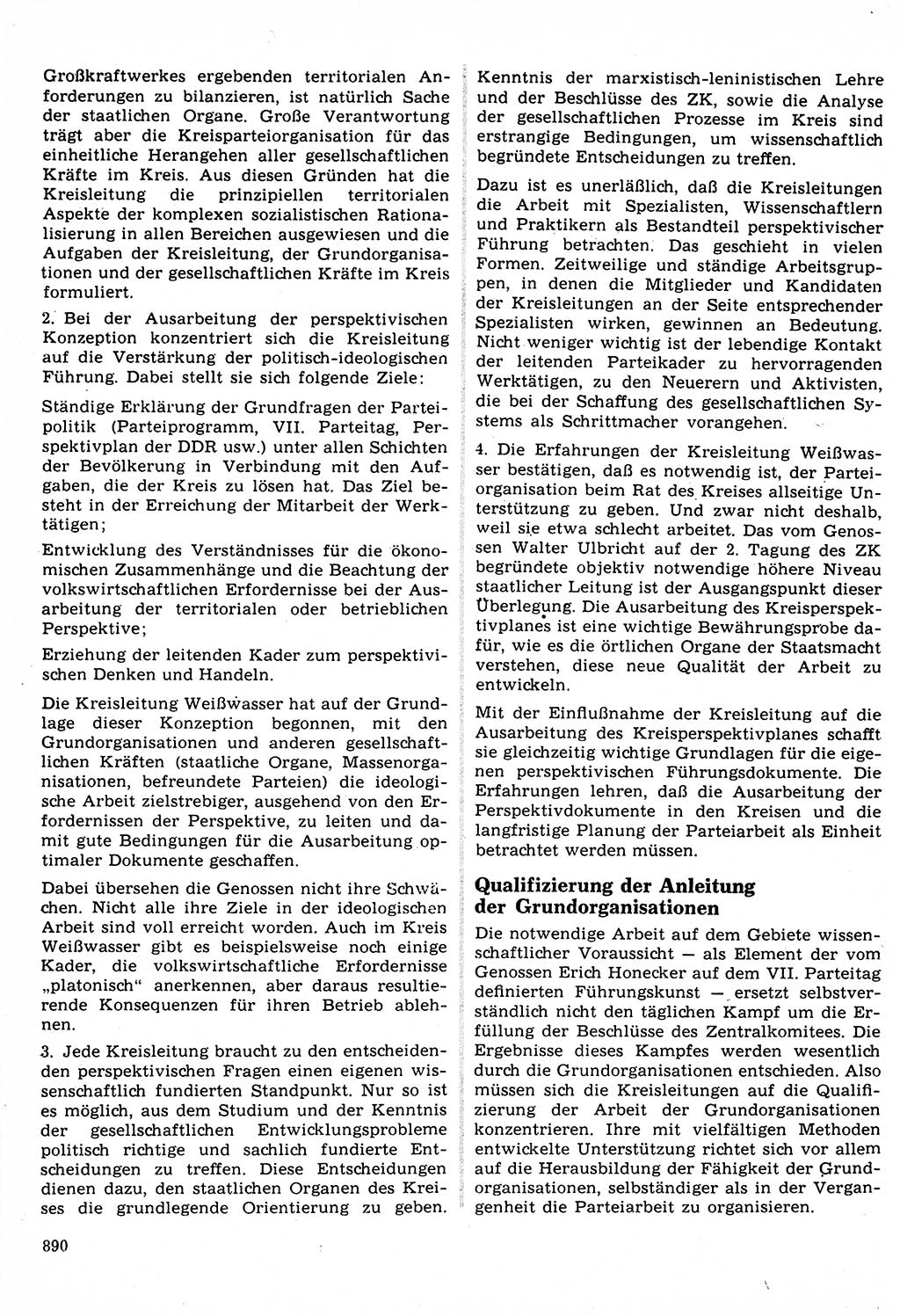 Neuer Weg (NW), Organ des Zentralkomitees (ZK) der SED (Sozialistische Einheitspartei Deutschlands) für Fragen des Parteilebens, 22. Jahrgang [Deutsche Demokratische Republik (DDR)] 1967, Seite 890 (NW ZK SED DDR 1967, S. 890)