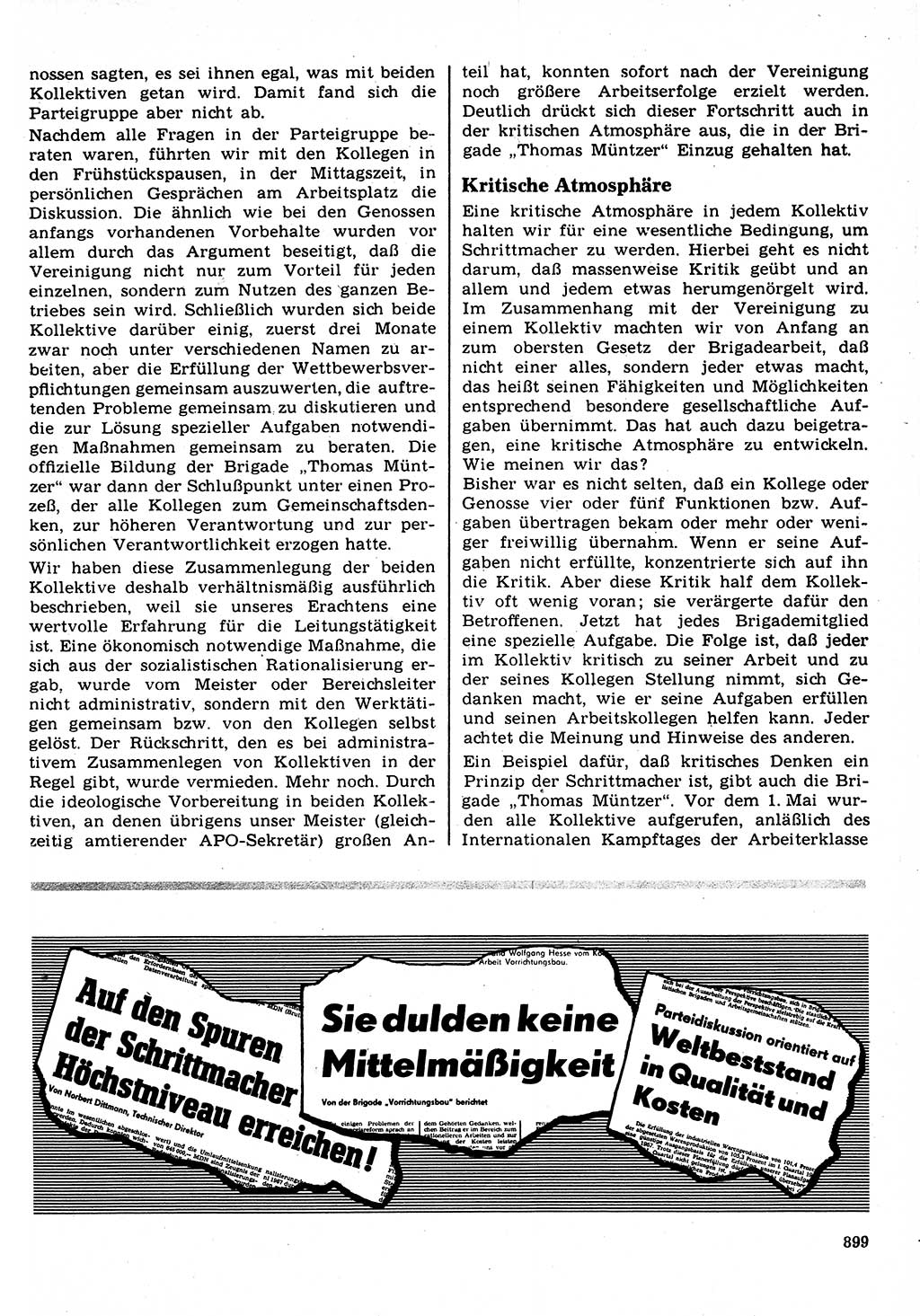 Neuer Weg (NW), Organ des Zentralkomitees (ZK) der SED (Sozialistische Einheitspartei Deutschlands) für Fragen des Parteilebens, 22. Jahrgang [Deutsche Demokratische Republik (DDR)] 1967, Seite 899 (NW ZK SED DDR 1967, S. 899)