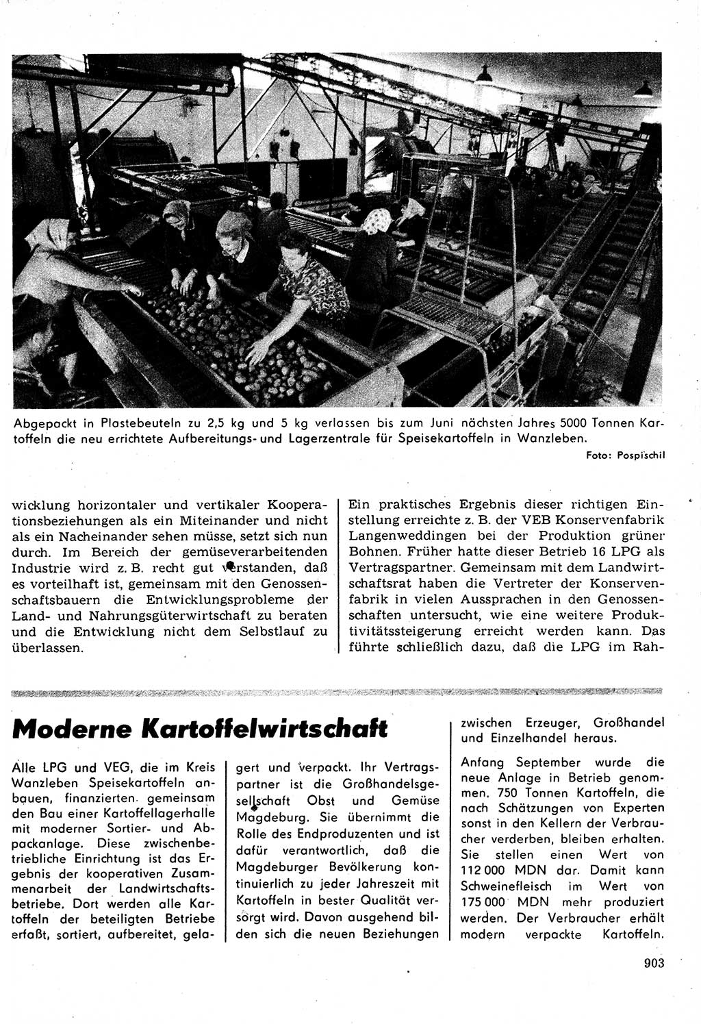 Neuer Weg (NW), Organ des Zentralkomitees (ZK) der SED (Sozialistische Einheitspartei Deutschlands) für Fragen des Parteilebens, 22. Jahrgang [Deutsche Demokratische Republik (DDR)] 1967, Seite 903 (NW ZK SED DDR 1967, S. 903)