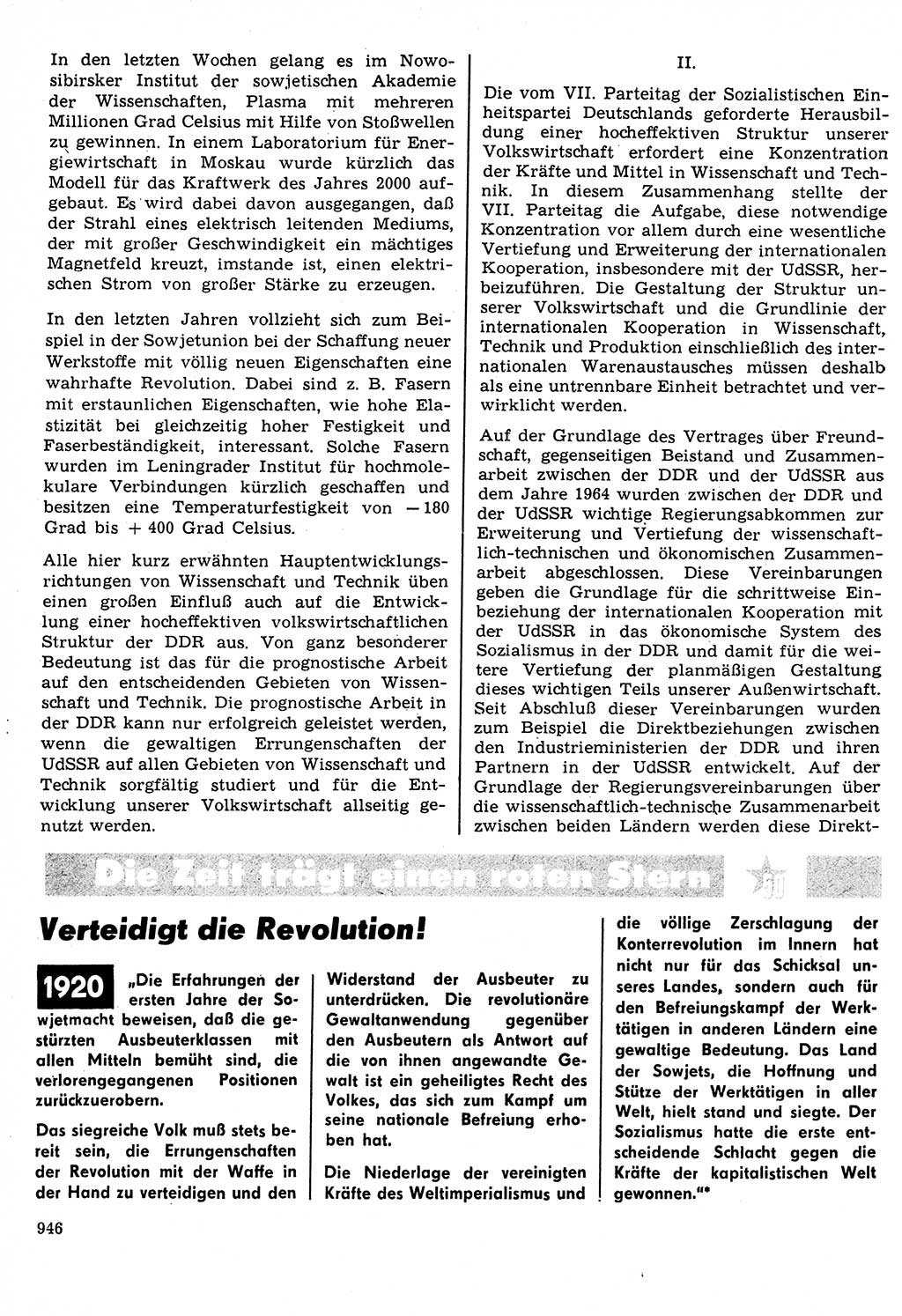 Neuer Weg (NW), Organ des Zentralkomitees (ZK) der SED (Sozialistische Einheitspartei Deutschlands) fÃ¼r Fragen des Parteilebens, 22. Jahrgang [Deutsche Demokratische Republik (DDR)] 1967, Seite 946 (NW ZK SED DDR 1967, S. 946)