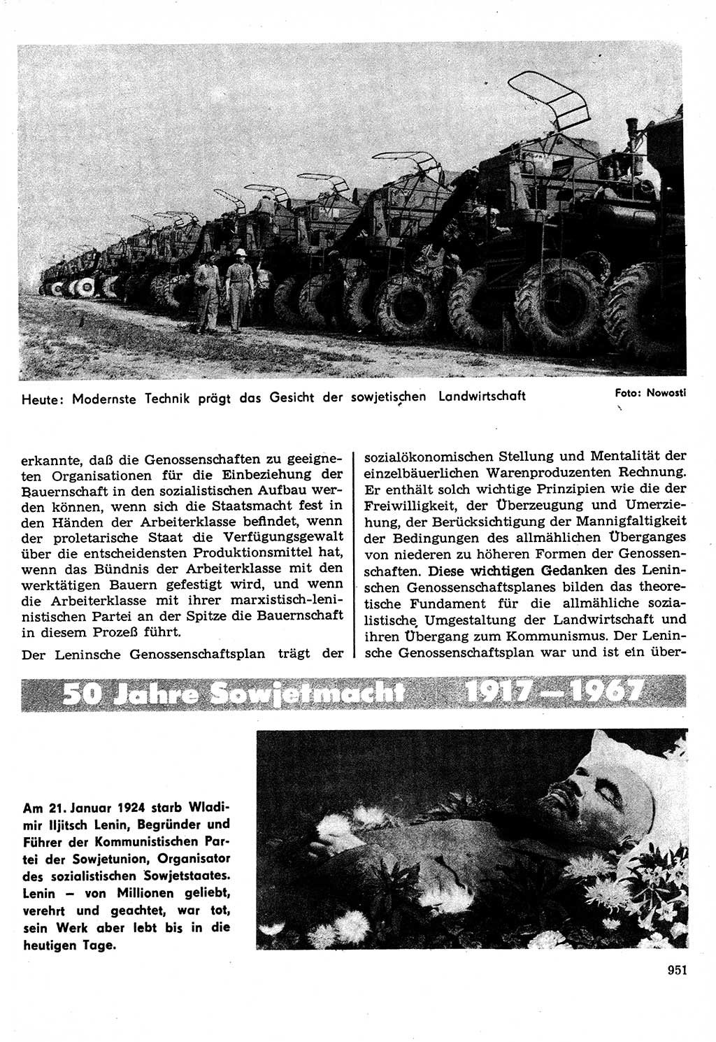 Neuer Weg (NW), Organ des Zentralkomitees (ZK) der SED (Sozialistische Einheitspartei Deutschlands) für Fragen des Parteilebens, 22. Jahrgang [Deutsche Demokratische Republik (DDR)] 1967, Seite 951 (NW ZK SED DDR 1967, S. 951)