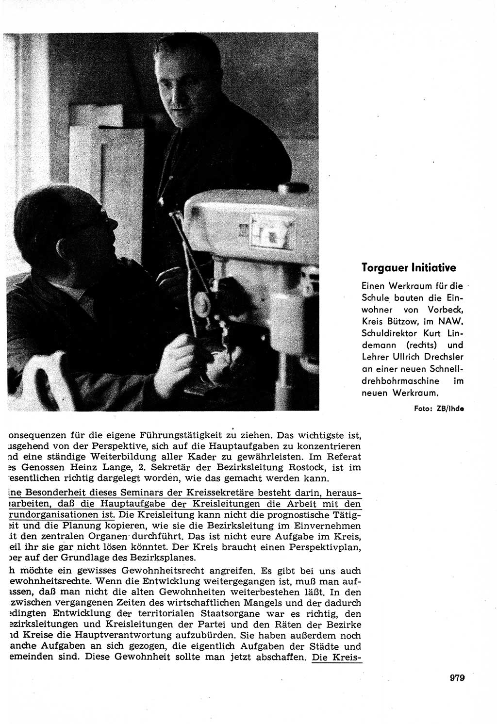 Neuer Weg (NW), Organ des Zentralkomitees (ZK) der SED (Sozialistische Einheitspartei Deutschlands) für Fragen des Parteilebens, 22. Jahrgang [Deutsche Demokratische Republik (DDR)] 1967, Seite 979 (NW ZK SED DDR 1967, S. 979)