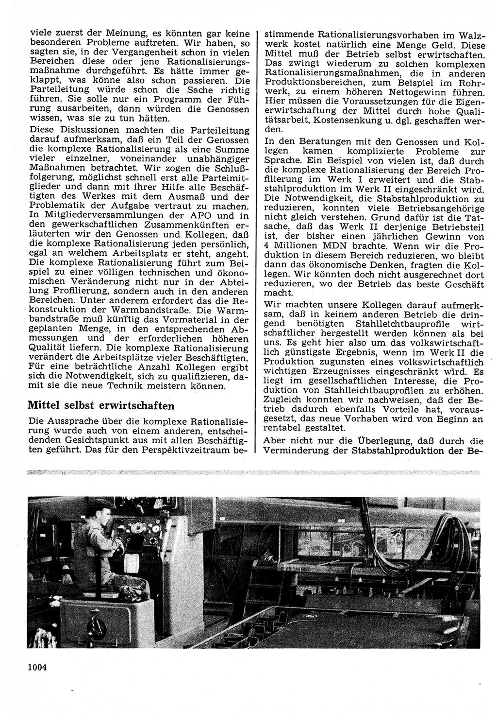 Neuer Weg (NW), Organ des Zentralkomitees (ZK) der SED (Sozialistische Einheitspartei Deutschlands) für Fragen des Parteilebens, 22. Jahrgang [Deutsche Demokratische Republik (DDR)] 1967, Seite 1004 (NW ZK SED DDR 1967, S. 1004)
