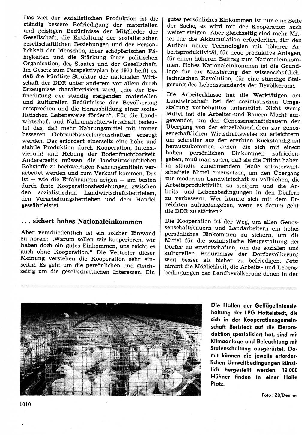 Neuer Weg (NW), Organ des Zentralkomitees (ZK) der SED (Sozialistische Einheitspartei Deutschlands) für Fragen des Parteilebens, 22. Jahrgang [Deutsche Demokratische Republik (DDR)] 1967, Seite 1010 (NW ZK SED DDR 1967, S. 1010)
