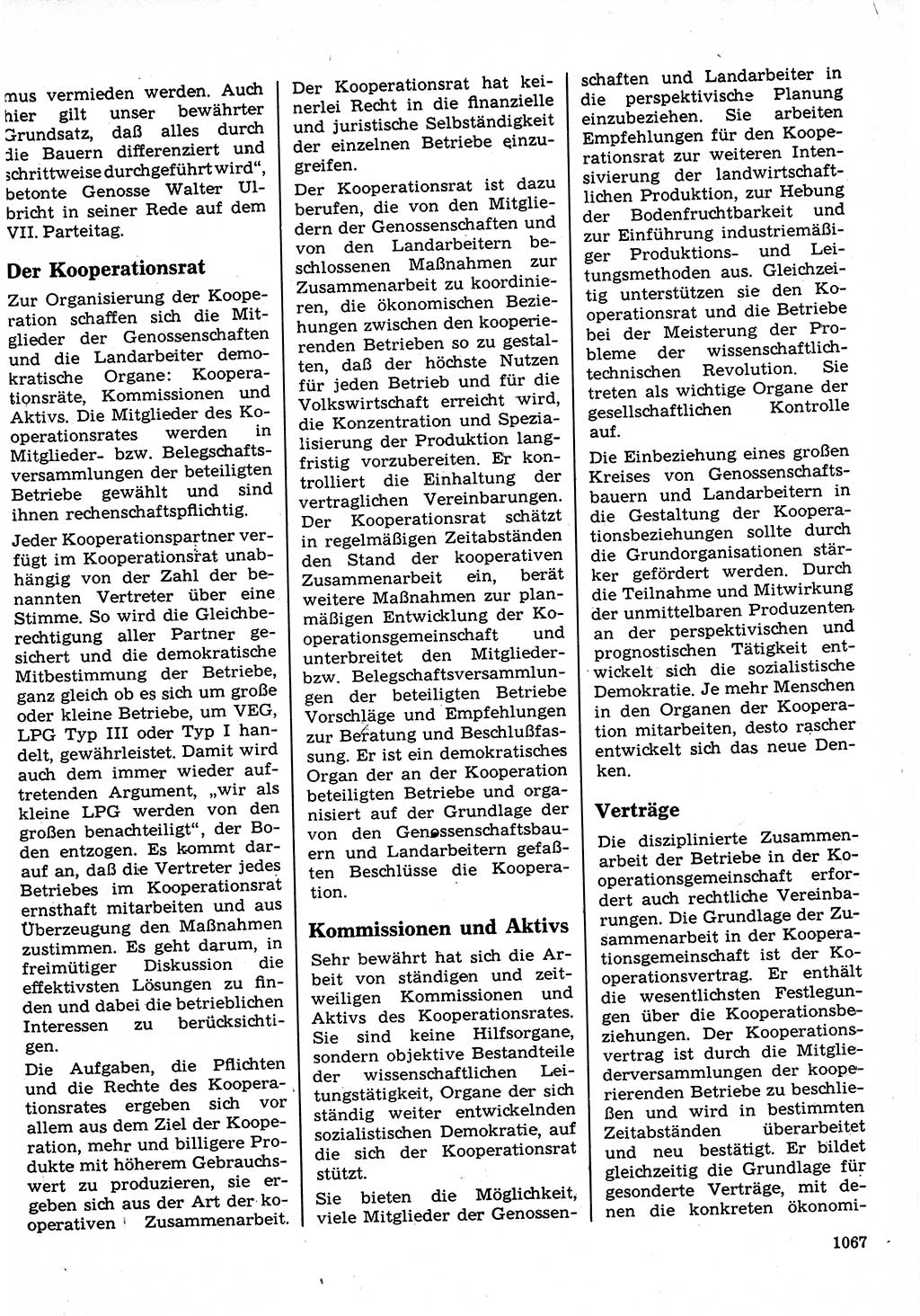Neuer Weg (NW), Organ des Zentralkomitees (ZK) der SED (Sozialistische Einheitspartei Deutschlands) für Fragen des Parteilebens, 22. Jahrgang [Deutsche Demokratische Republik (DDR)] 1967, Seite 1067 (NW ZK SED DDR 1967, S. 1067)