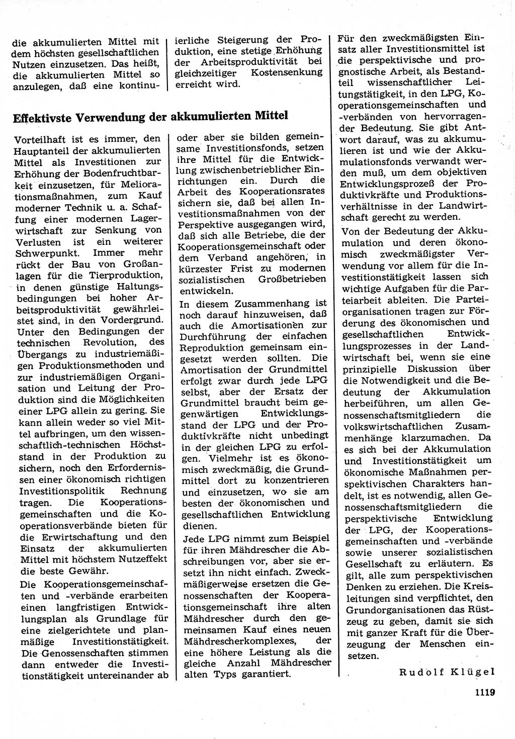 Neuer Weg (NW), Organ des Zentralkomitees (ZK) der SED (Sozialistische Einheitspartei Deutschlands) für Fragen des Parteilebens, 22. Jahrgang [Deutsche Demokratische Republik (DDR)] 1967, Seite 1119 (NW ZK SED DDR 1967, S. 1119)