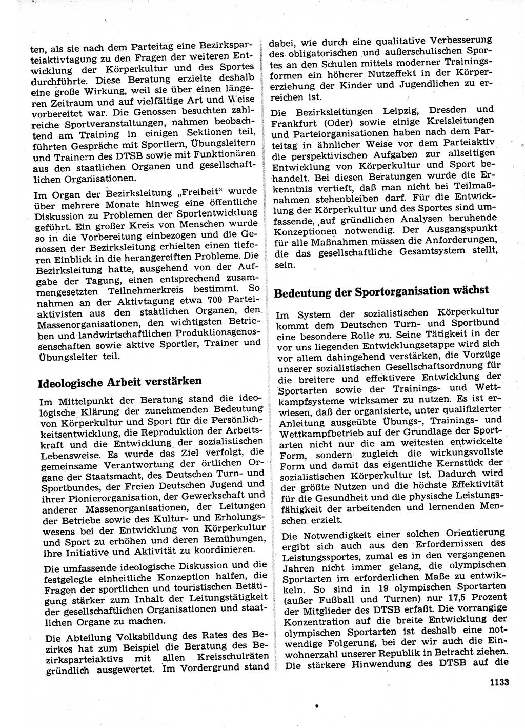 Neuer Weg (NW), Organ des Zentralkomitees (ZK) der SED (Sozialistische Einheitspartei Deutschlands) für Fragen des Parteilebens, 22. Jahrgang [Deutsche Demokratische Republik (DDR)] 1967, Seite 1133 (NW ZK SED DDR 1967, S. 1133)