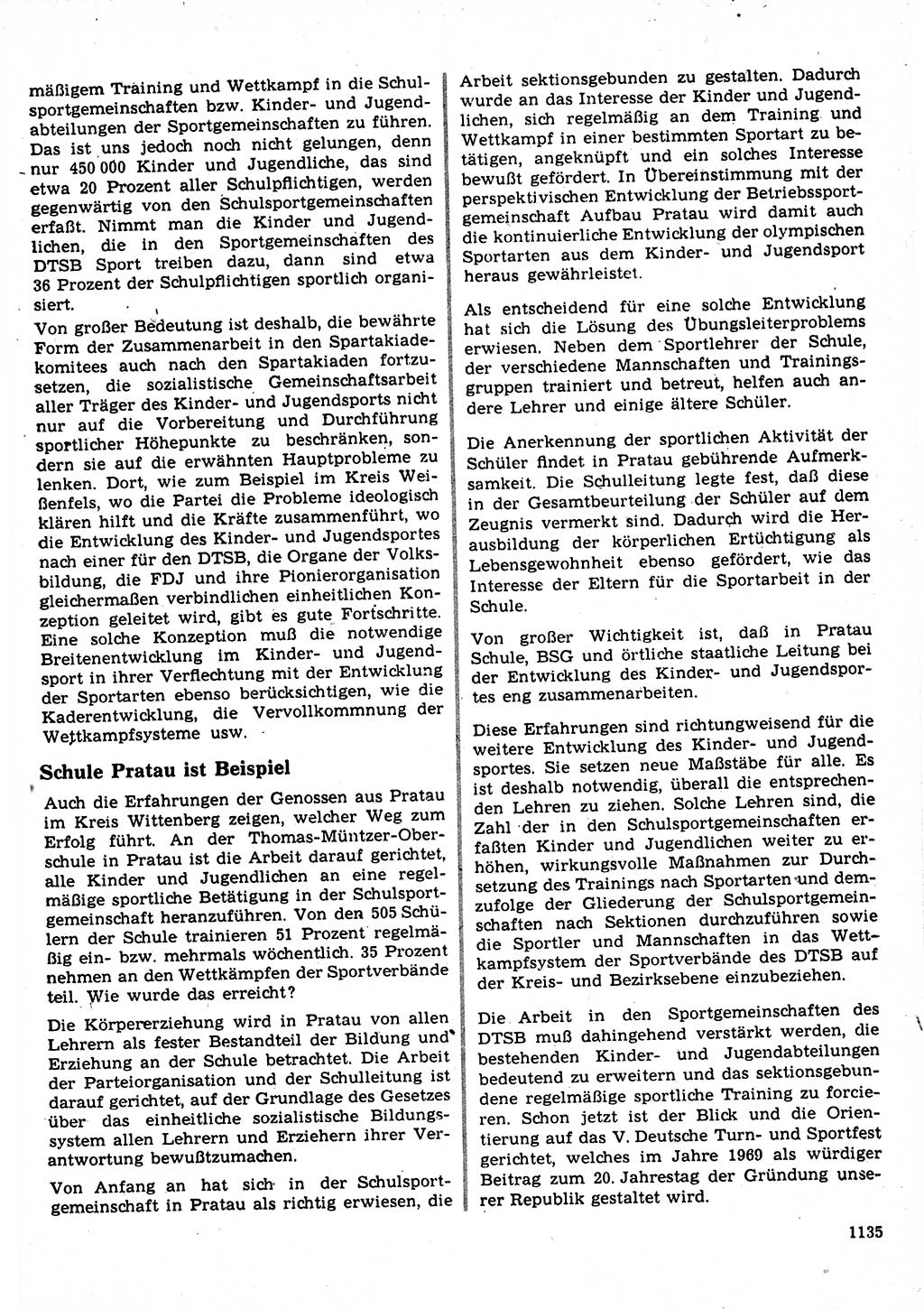Neuer Weg (NW), Organ des Zentralkomitees (ZK) der SED (Sozialistische Einheitspartei Deutschlands) für Fragen des Parteilebens, 22. Jahrgang [Deutsche Demokratische Republik (DDR)] 1967, Seite 1135 (NW ZK SED DDR 1967, S. 1135)