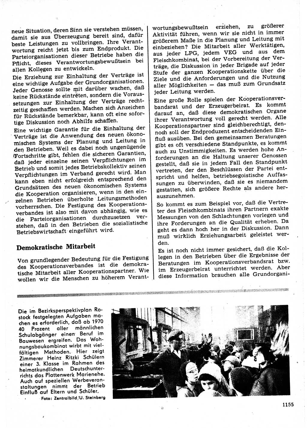 Neuer Weg (NW), Organ des Zentralkomitees (ZK) der SED (Sozialistische Einheitspartei Deutschlands) für Fragen des Parteilebens, 22. Jahrgang [Deutsche Demokratische Republik (DDR)] 1967, Seite 1155 (NW ZK SED DDR 1967, S. 1155)