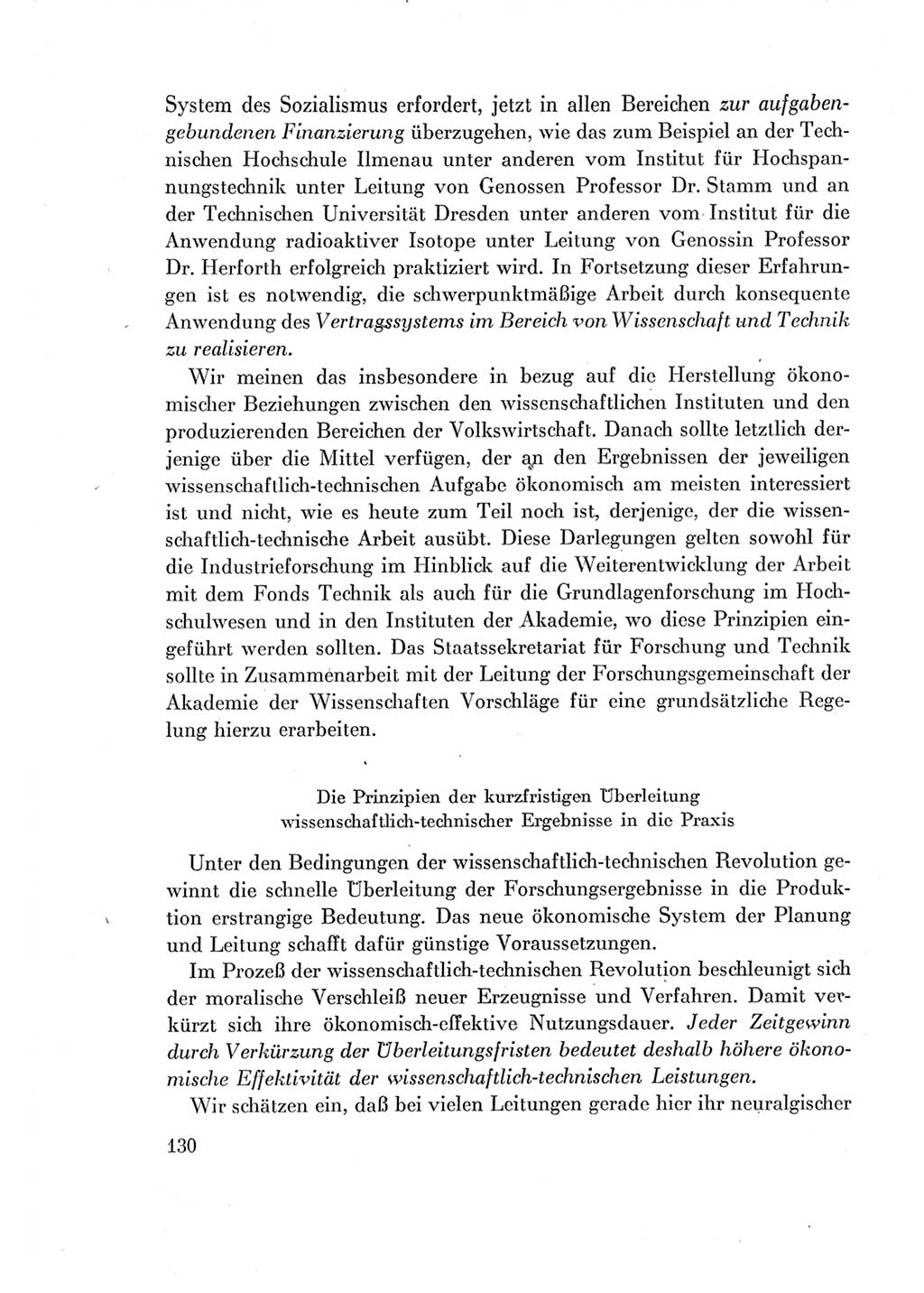 Protokoll der Verhandlungen des Ⅶ. Parteitages der Sozialistischen Einheitspartei Deutschlands (SED) [Deutsche Demokratische Republik (DDR)] 1967, Band Ⅰ, Seite 130 (Prot. Verh. Ⅶ. PT SED DDR 1967, Bd. Ⅰ, S. 130)
