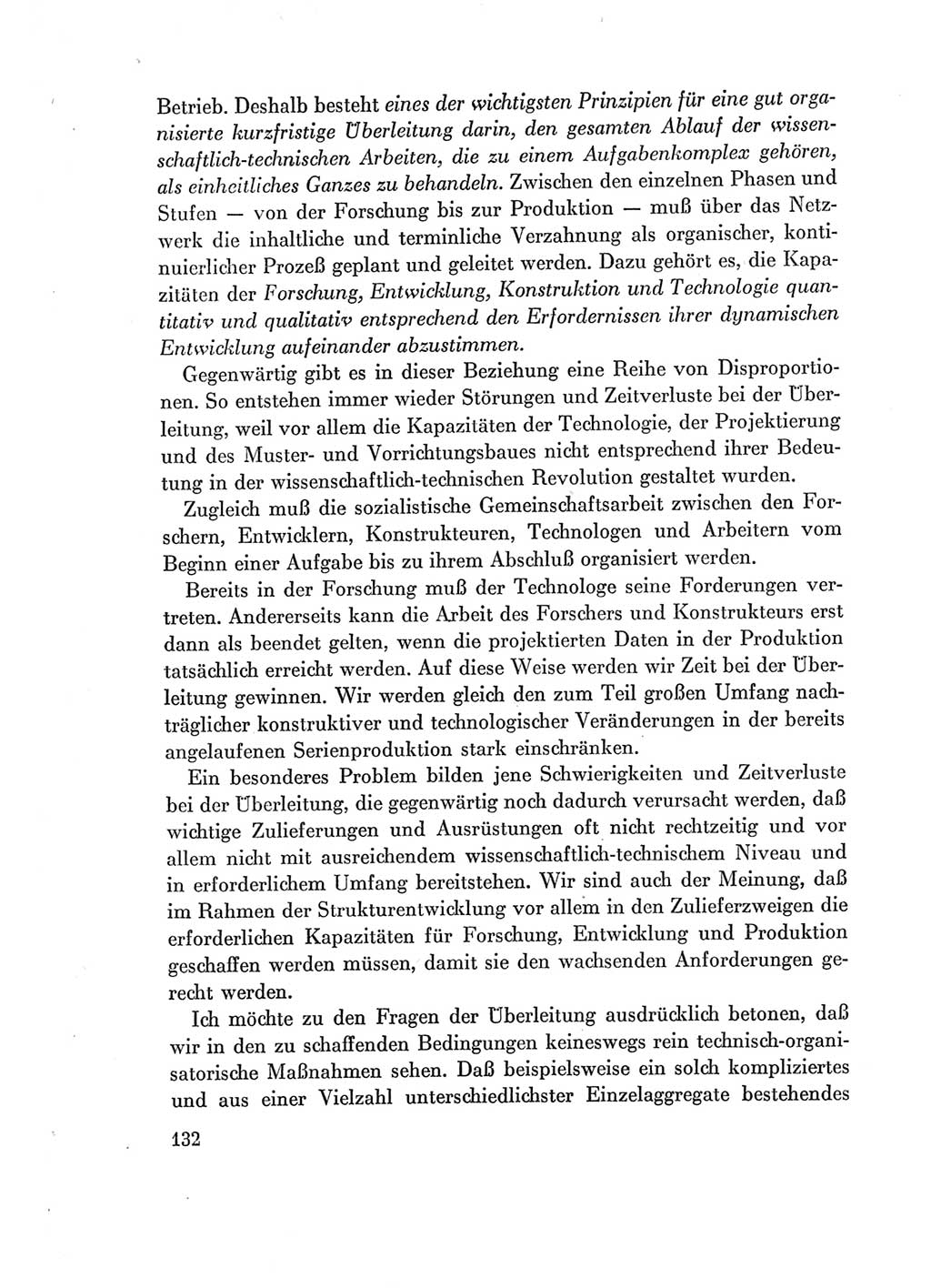 Protokoll der Verhandlungen des Ⅶ. Parteitages der Sozialistischen Einheitspartei Deutschlands (SED) [Deutsche Demokratische Republik (DDR)] 1967, Band Ⅰ, Seite 132 (Prot. Verh. Ⅶ. PT SED DDR 1967, Bd. Ⅰ, S. 132)
