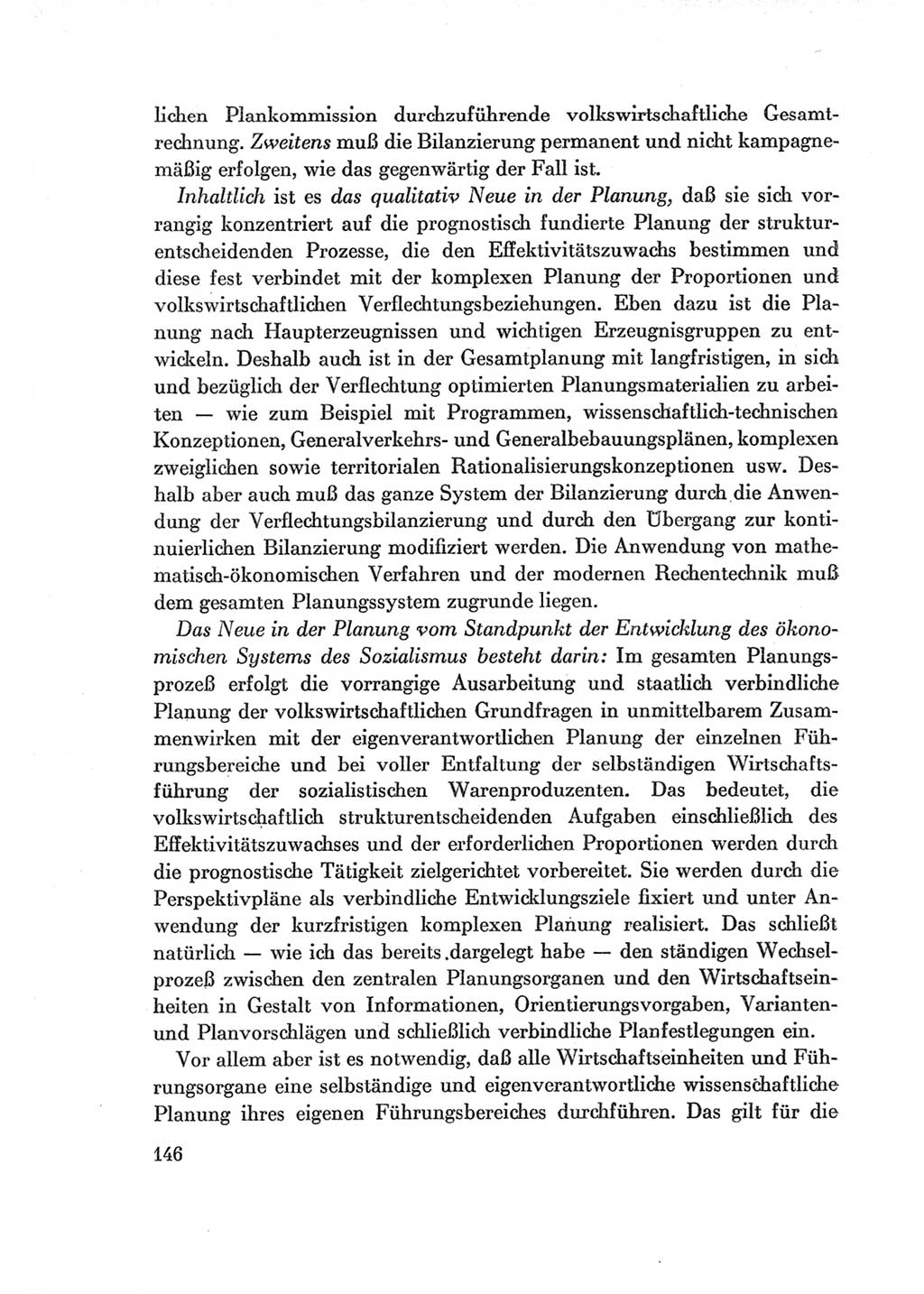 Protokoll der Verhandlungen des Ⅶ. Parteitages der Sozialistischen Einheitspartei Deutschlands (SED) [Deutsche Demokratische Republik (DDR)] 1967, Band Ⅰ, Seite 146 (Prot. Verh. Ⅶ. PT SED DDR 1967, Bd. Ⅰ, S. 146)