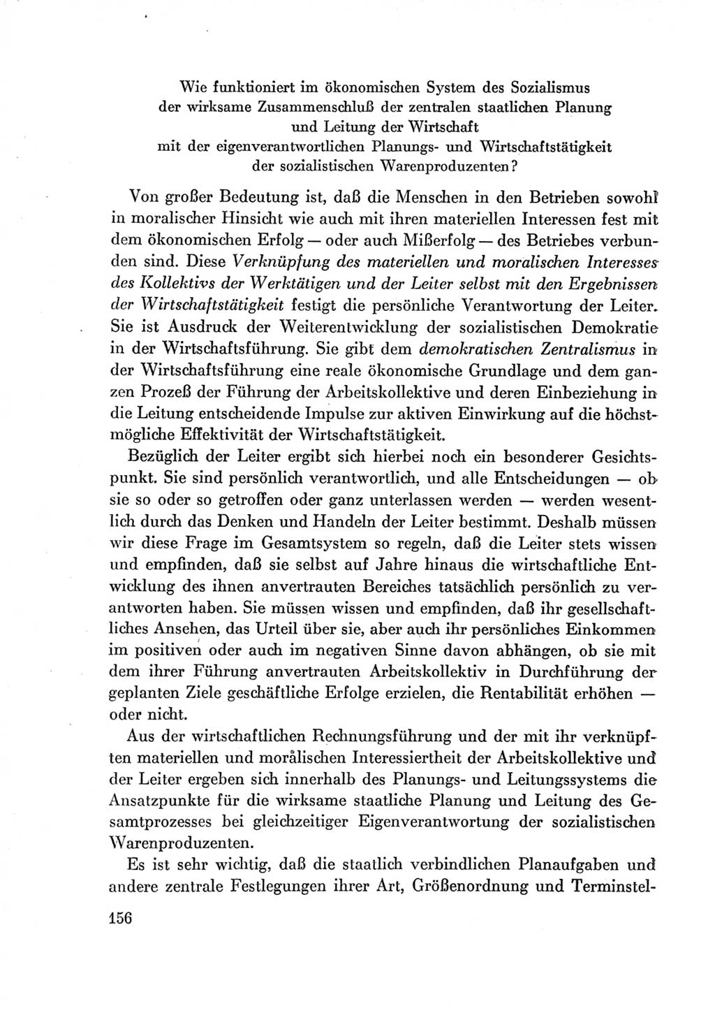 Protokoll der Verhandlungen des Ⅶ. Parteitages der Sozialistischen Einheitspartei Deutschlands (SED) [Deutsche Demokratische Republik (DDR)] 1967, Band Ⅰ, Seite 156 (Prot. Verh. Ⅶ. PT SED DDR 1967, Bd. Ⅰ, S. 156)