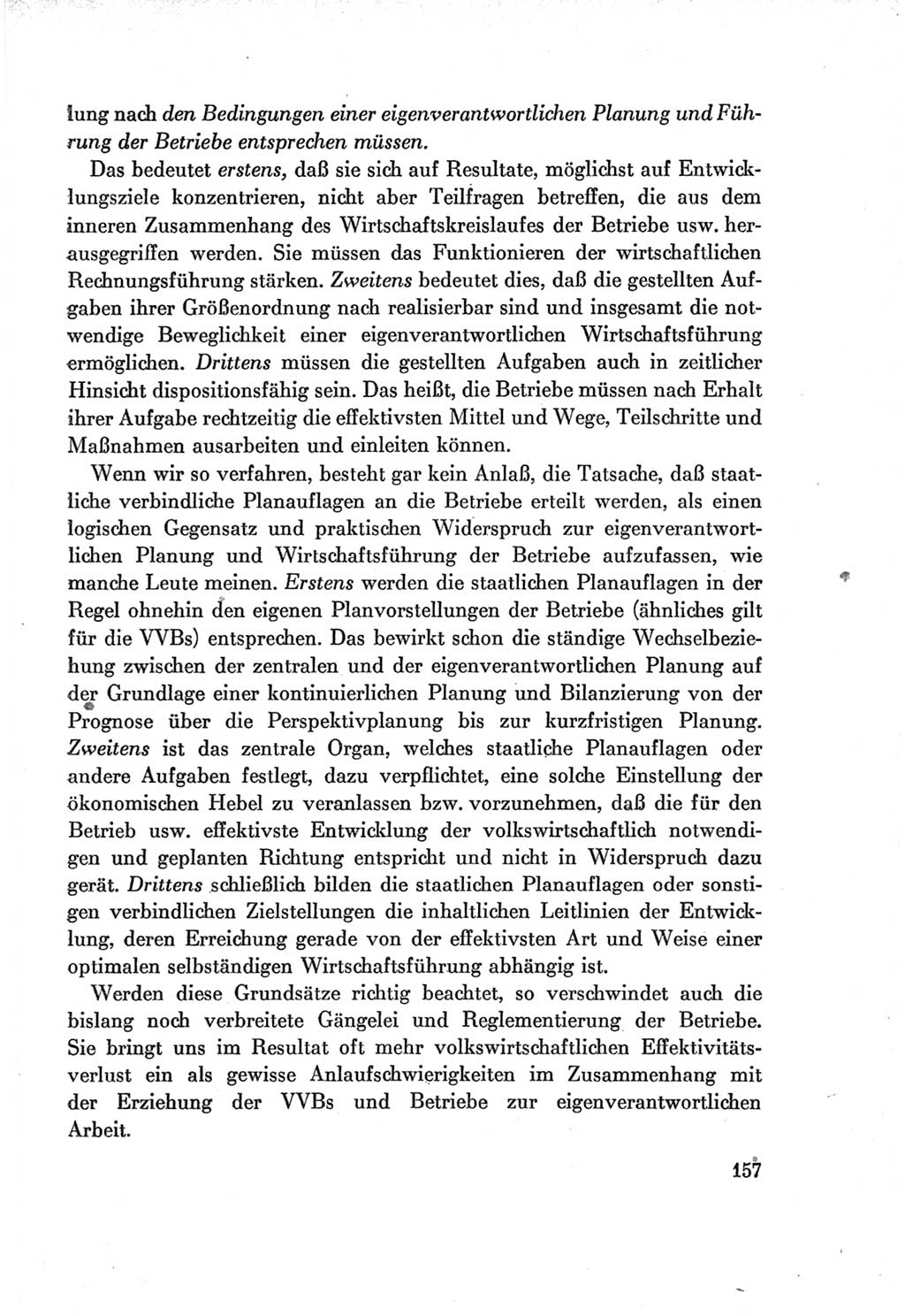 Protokoll der Verhandlungen des Ⅶ. Parteitages der Sozialistischen Einheitspartei Deutschlands (SED) [Deutsche Demokratische Republik (DDR)] 1967, Band Ⅰ, Seite 157 (Prot. Verh. Ⅶ. PT SED DDR 1967, Bd. Ⅰ, S. 157)