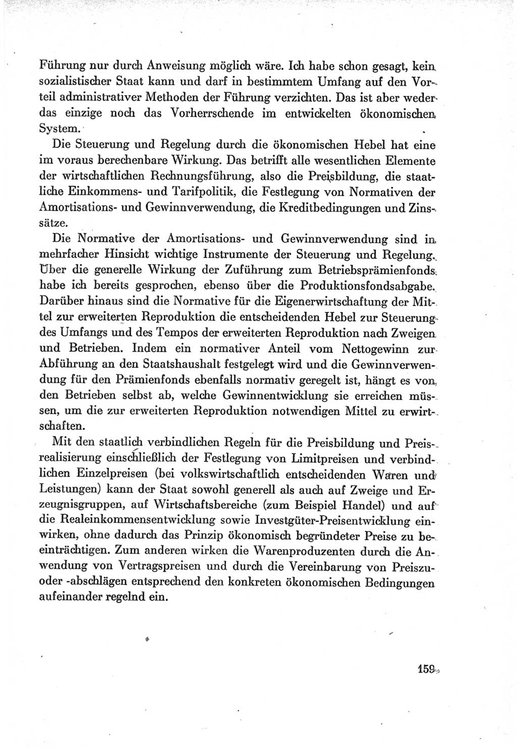 Protokoll der Verhandlungen des Ⅶ. Parteitages der Sozialistischen Einheitspartei Deutschlands (SED) [Deutsche Demokratische Republik (DDR)] 1967, Band Ⅰ, Seite 159 (Prot. Verh. Ⅶ. PT SED DDR 1967, Bd. Ⅰ, S. 159)