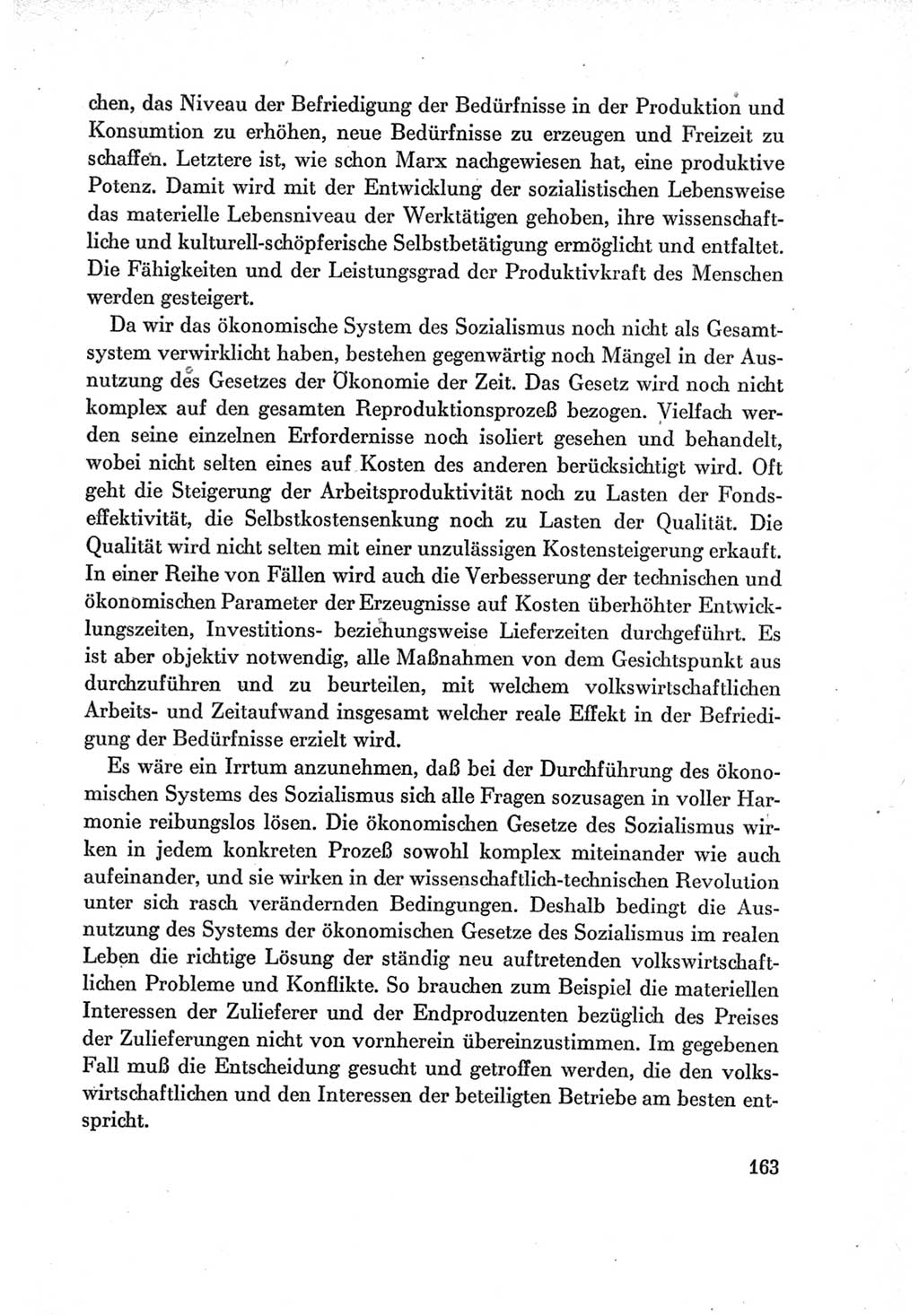 Protokoll der Verhandlungen des Ⅶ. Parteitages der Sozialistischen Einheitspartei Deutschlands (SED) [Deutsche Demokratische Republik (DDR)] 1967, Band Ⅰ, Seite 163 (Prot. Verh. Ⅶ. PT SED DDR 1967, Bd. Ⅰ, S. 163)