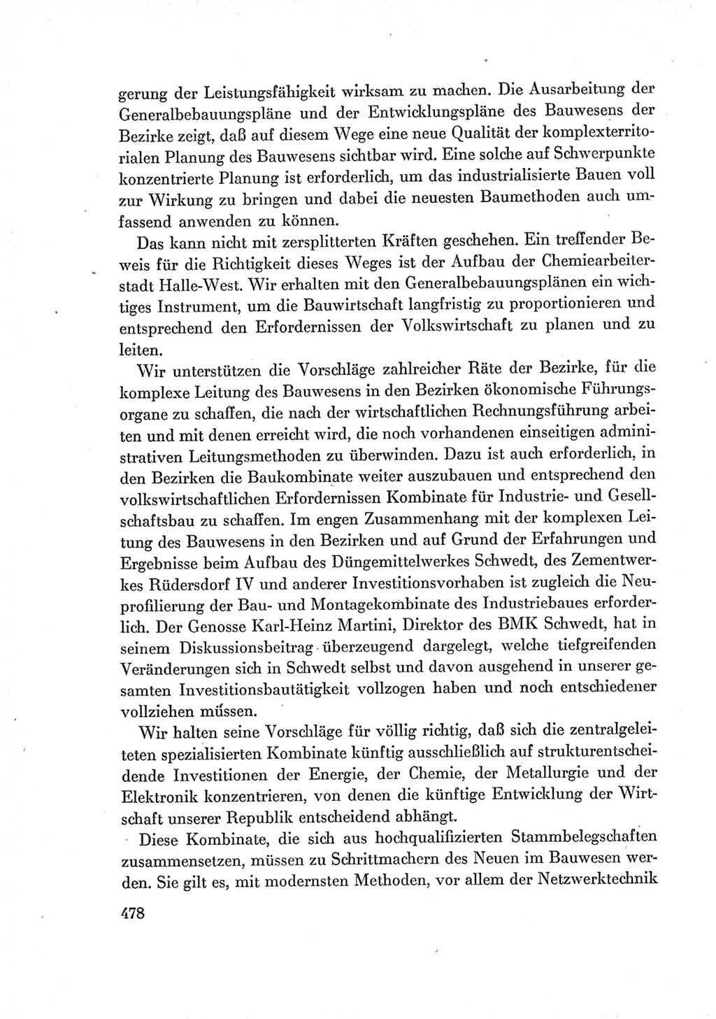Protokoll der Verhandlungen des Ⅶ. Parteitages der Sozialistischen Einheitspartei Deutschlands (SED) [Deutsche Demokratische Republik (DDR)] 1967, Band Ⅰ, Seite 478 (Prot. Verh. Ⅶ. PT SED DDR 1967, Bd. Ⅰ, S. 478)