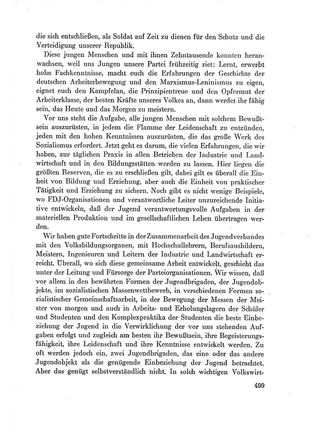 Protokoll der Verhandlungen des Ⅶ. Parteitages der Sozialistischen Einheitspartei Deutschlands (SED) [Deutsche Demokratische Republik (DDR)] 1967, Band Ⅰ, Seite 499 (Prot. Verh. Ⅶ. PT SED DDR 1967, Bd. Ⅰ, S. 499)