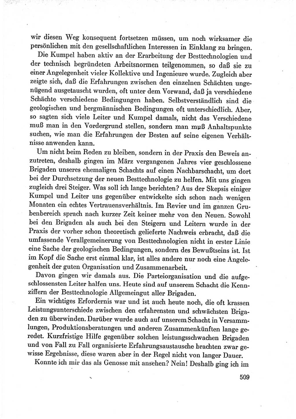 Protokoll der Verhandlungen des Ⅶ. Parteitages der Sozialistischen Einheitspartei Deutschlands (SED) [Deutsche Demokratische Republik (DDR)] 1967, Band Ⅰ, Seite 509 (Prot. Verh. Ⅶ. PT SED DDR 1967, Bd. Ⅰ, S. 509)