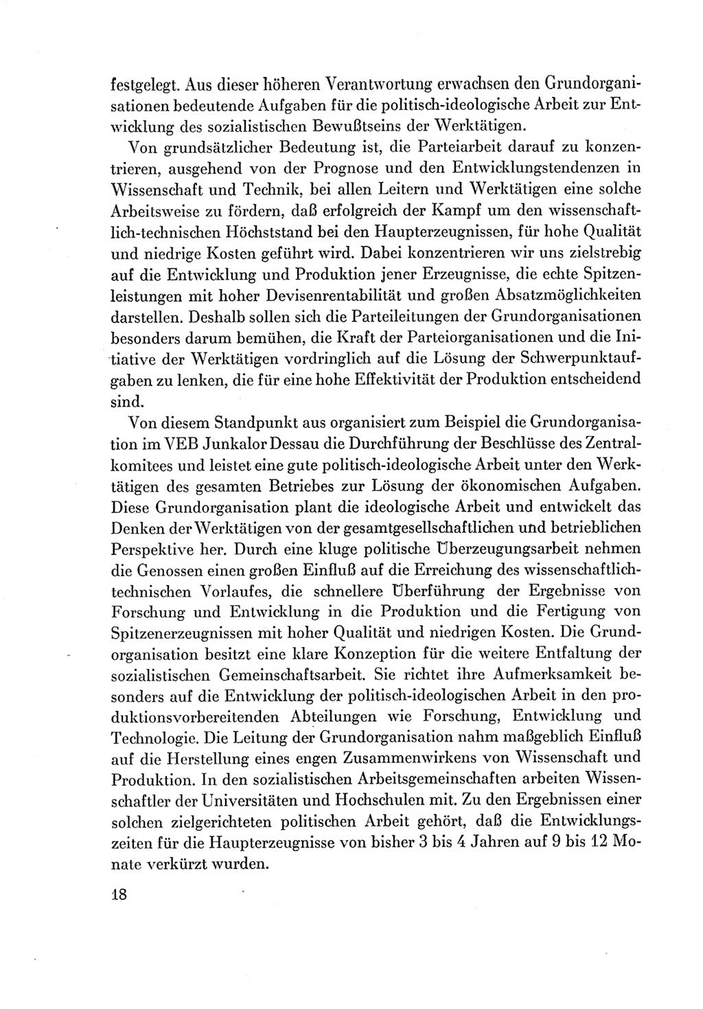 Protokoll der Verhandlungen des Ⅶ. Parteitages der Sozialistischen Einheitspartei Deutschlands (SED) [Deutsche Demokratische Republik (DDR)] 1967, Band Ⅱ, Seite 18 (Prot. Verh. Ⅶ. PT SED DDR 1967, Bd. Ⅱ, S. 18)
