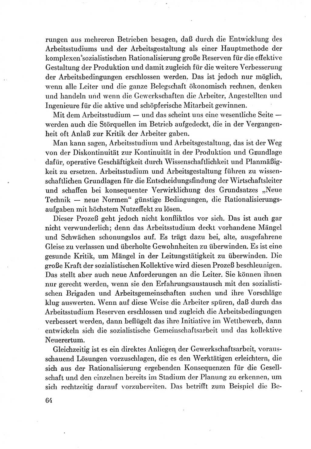 Protokoll der Verhandlungen des Ⅶ. Parteitages der Sozialistischen Einheitspartei Deutschlands (SED) [Deutsche Demokratische Republik (DDR)] 1967, Band Ⅱ, Seite 64 (Prot. Verh. Ⅶ. PT SED DDR 1967, Bd. Ⅱ, S. 64)