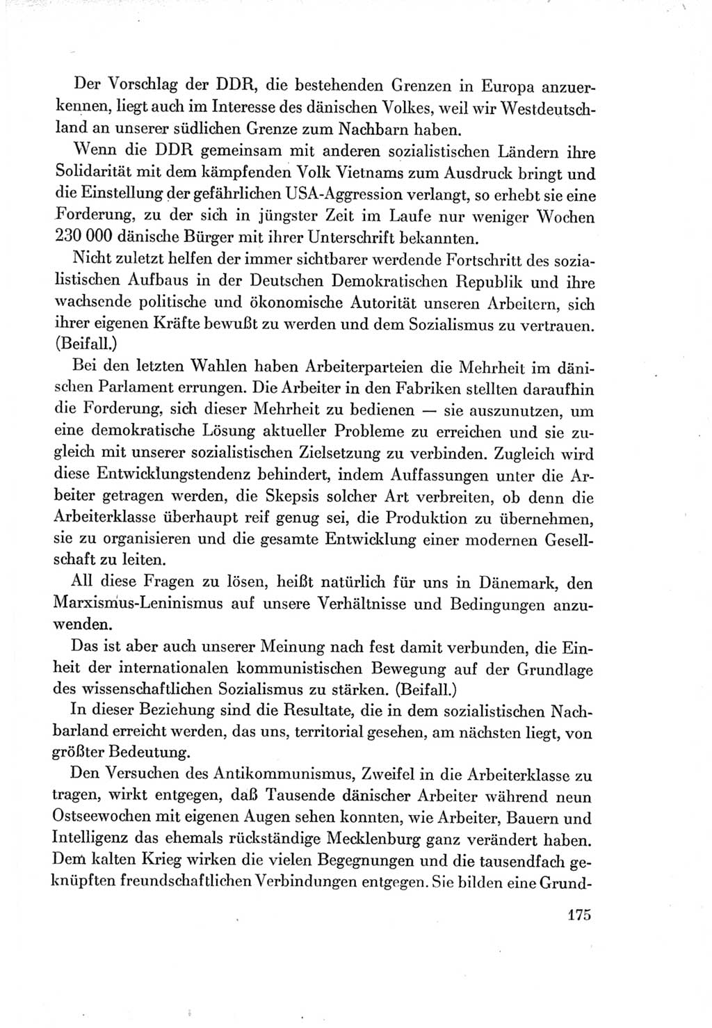 Protokoll der Verhandlungen des Ⅶ. Parteitages der Sozialistischen Einheitspartei Deutschlands (SED) [Deutsche Demokratische Republik (DDR)] 1967, Band Ⅱ, Seite 175 (Prot. Verh. Ⅶ. PT SED DDR 1967, Bd. Ⅱ, S. 175)