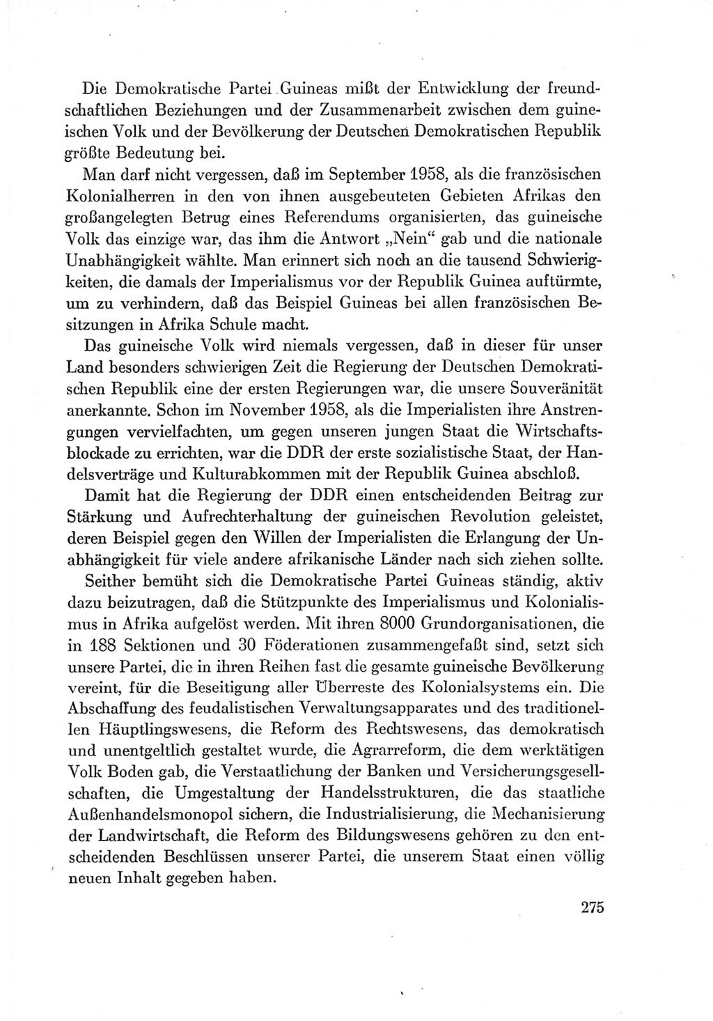 Protokoll der Verhandlungen des Ⅶ. Parteitages der Sozialistischen Einheitspartei Deutschlands (SED) [Deutsche Demokratische Republik (DDR)] 1967, Band Ⅱ, Seite 275 (Prot. Verh. Ⅶ. PT SED DDR 1967, Bd. Ⅱ, S. 275)